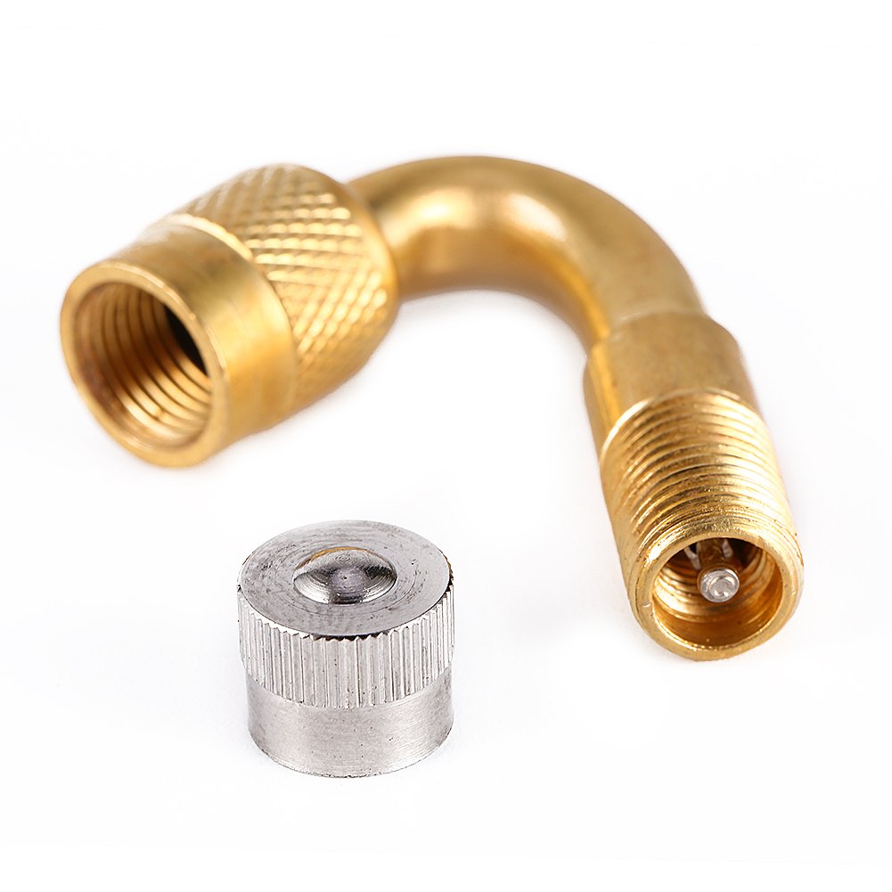 Przedłużacz zaworów do opon Opon, Fydun 1 x 135 stopni kąt opony adapter do silnika rower samochód ciężarowy auto