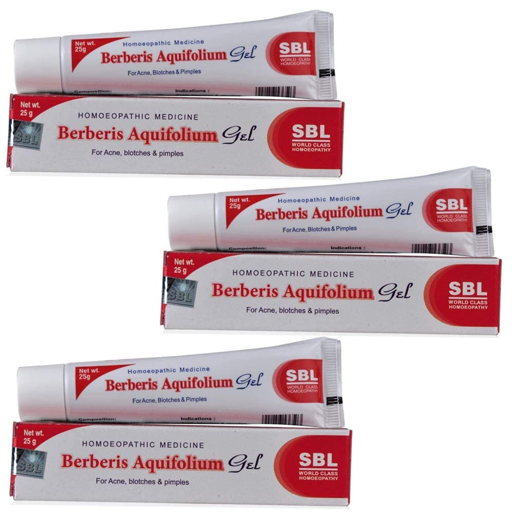 BlueQueen SBL Homeopathy Berberis Aquifolium Gel Pack of 3 - 25gm
