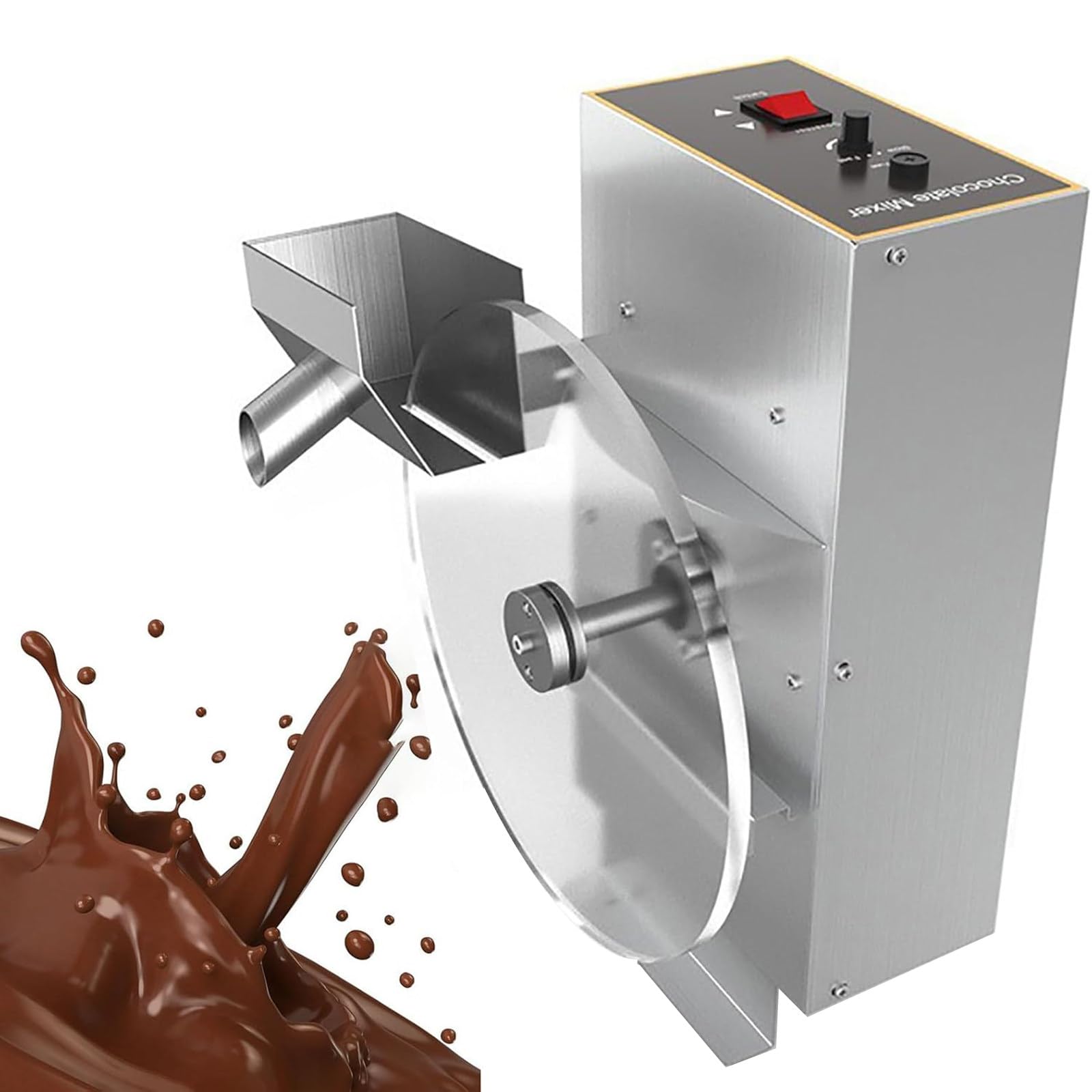 Machine électrique à Fondre Le Chocolat, tempéreuse à Chocolat, mélangeur-mélangeur en Acier Inoxydable pour enrobage de Chocolat, contrôle de la température de 0 à 95 °C Chocolatemixer