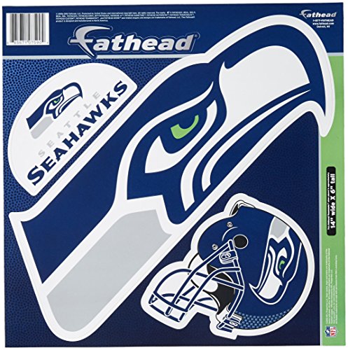 FATHEAD NFL Seattle Seahawks Logo Decal, Blue