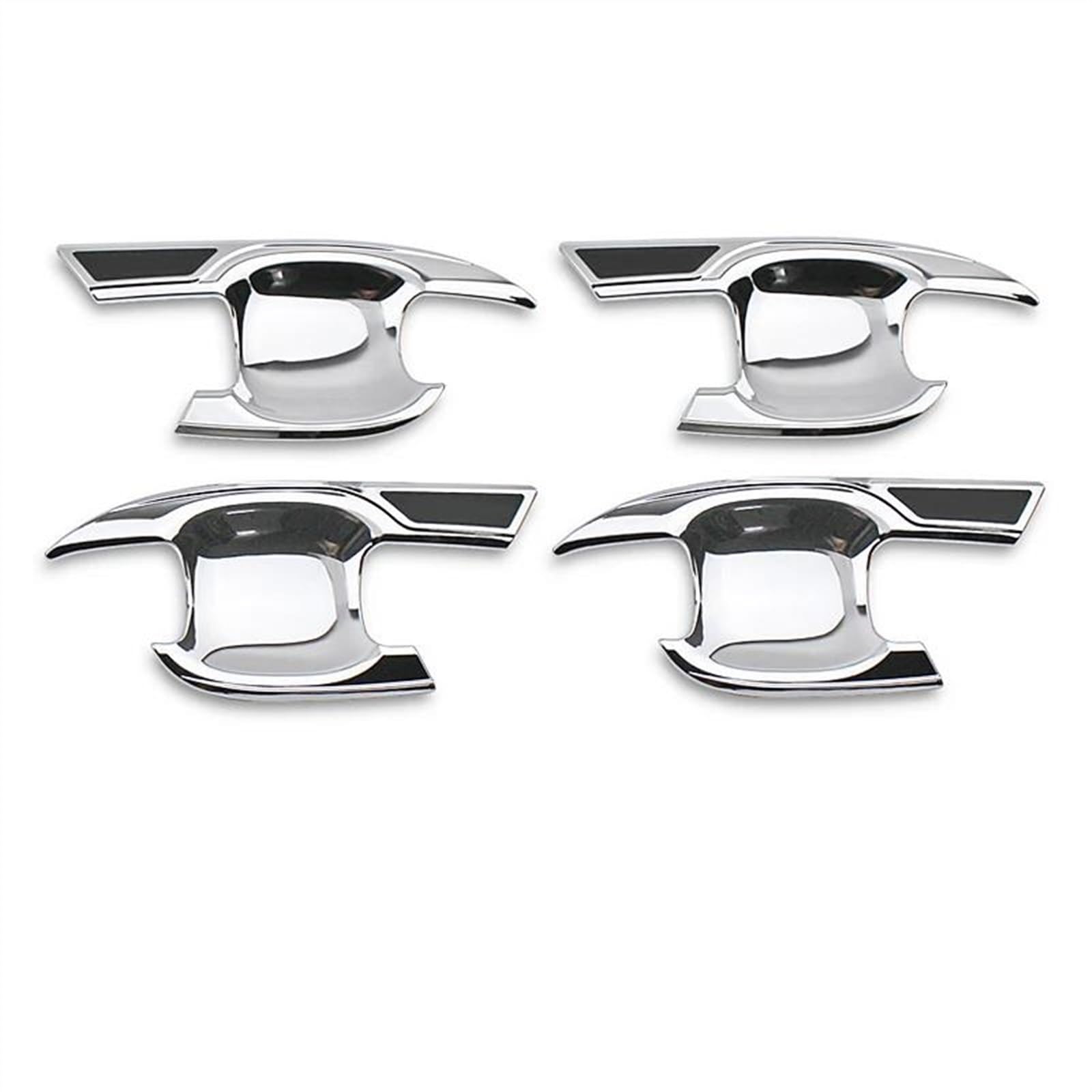 SLIMES Car Trim Door Handles Bowl Cover for Toyota for Highlander XU70 2020-2023 Protection Sticker Accessories Protection(Chrome 2)