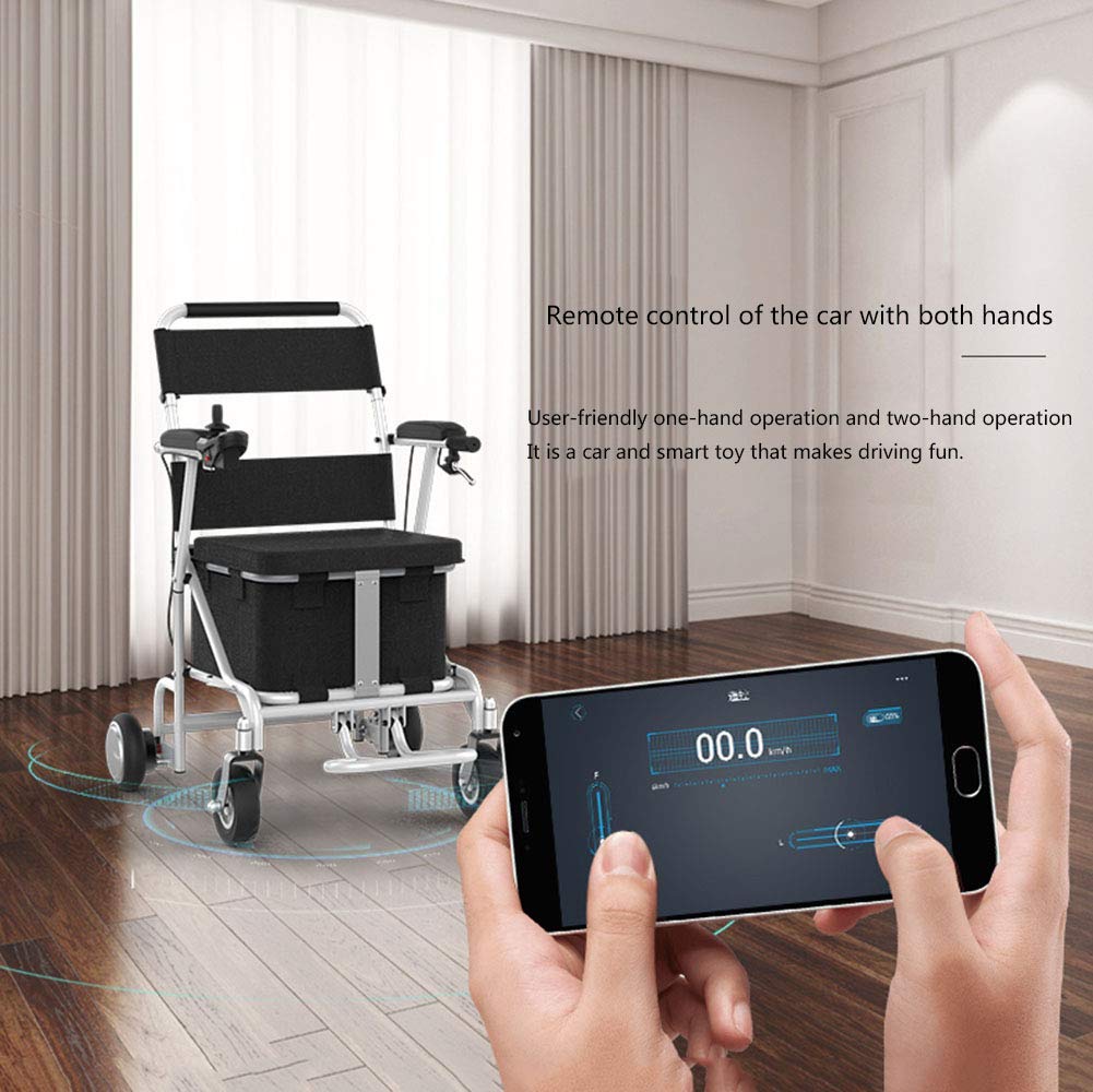 Profesjonalny Inteligentny Czterokołowy Skuter Dla Osób Starszych Elektryczny Domowy Mobilny Przenośny Wózek Inwalidzki Wózek Na Zakupy Obciążenie Do 130 Kg