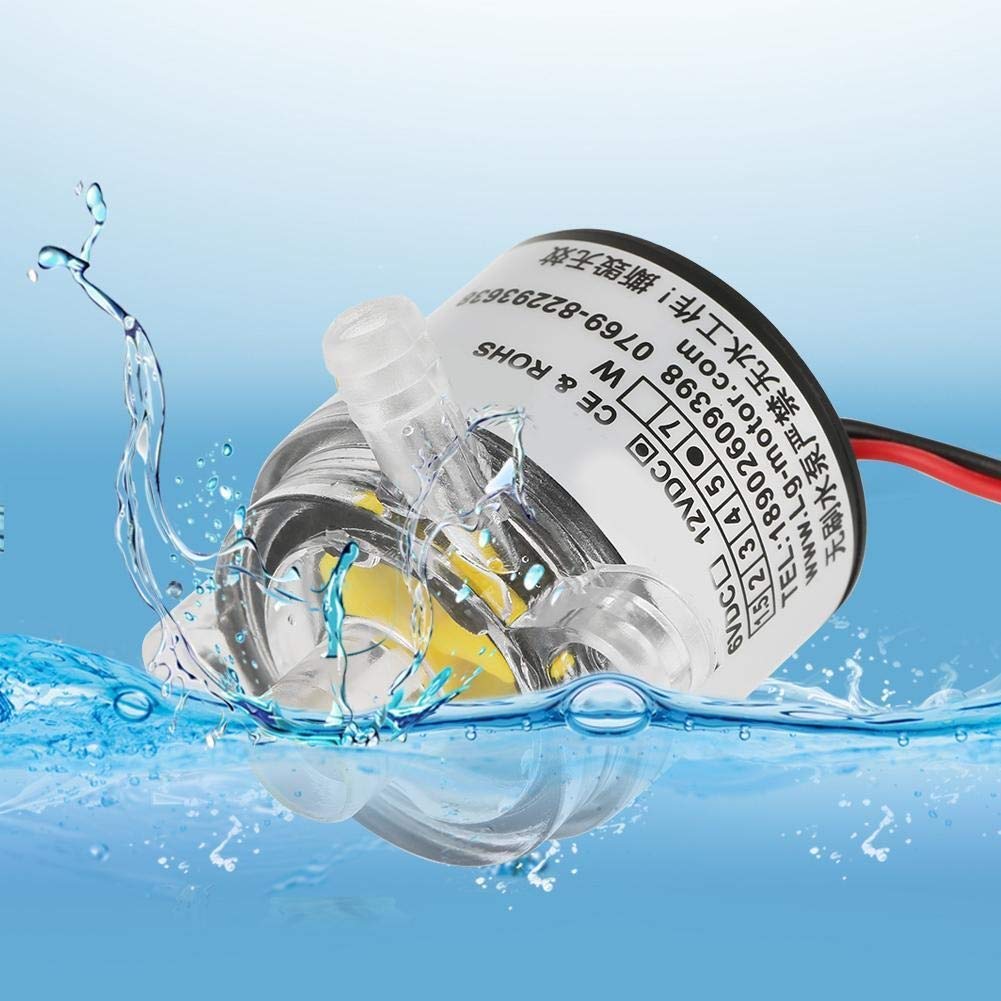 KSTE 1pc Mini DC 12V 6W Bezszczotkowa pompa wodna Bezszczotkowa zatapialna pompa wodna 2 litry/min
