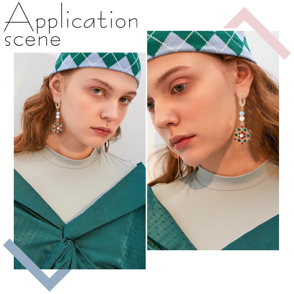 Ganci Per Orecchini Con Zirconi Cubici Placcati Oro 18K - 14 Pezzi, Per Creazioni - Foto 7