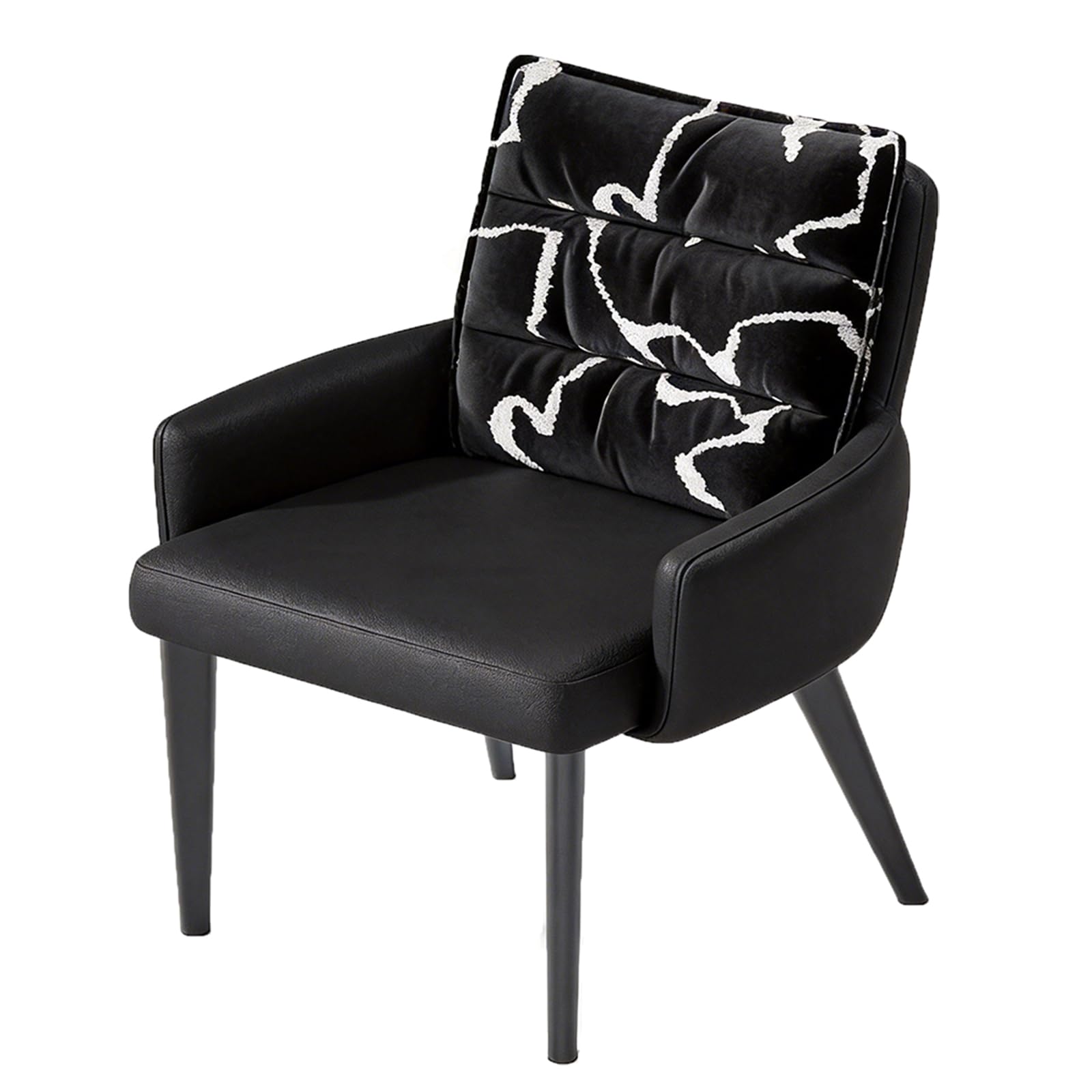 ZTGL Mid Century Modern Upholstered Dining Chairs With Arms