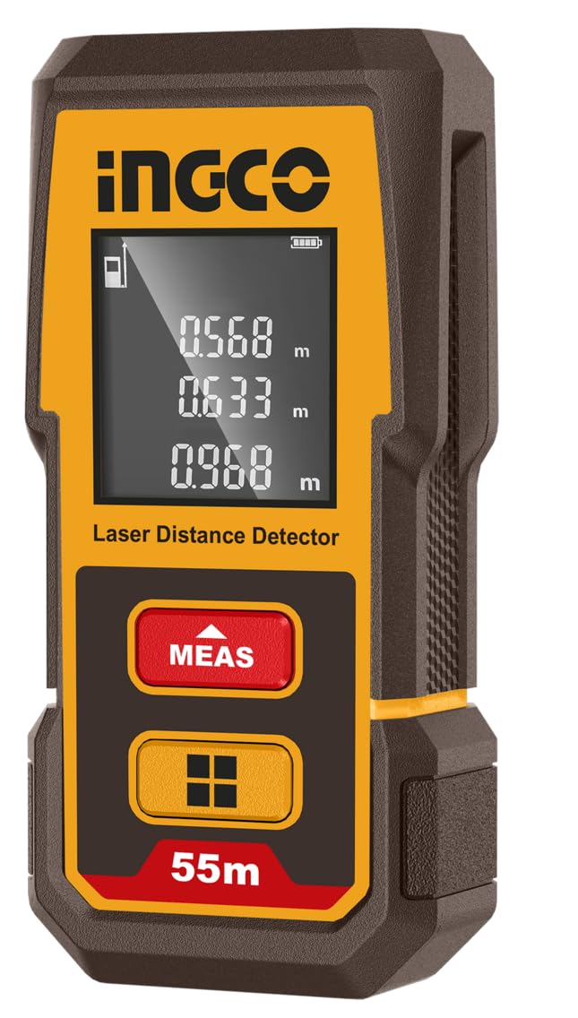 INGCO HLDD05086 Laser Distance Meter with batteries and packaging