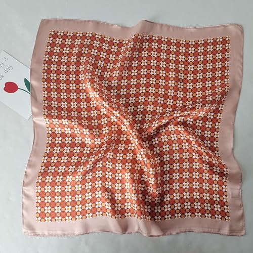 100% Mulberry Square Silk Scarf - Neckerchief Headscarf Gift Packed - 21" x 21"2