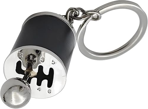 Miniatura 1 de EVKILKJS Llavero de caja de cambios, llavero de palanca de cambios, caja de cambios manual de seis velocidades, mini llavero de palanca de cambios