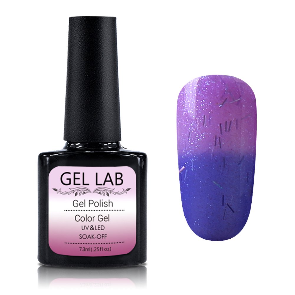 GEL LAB Thermal Temperature Changing Color Soak Off Gel Nail Polish 10ml