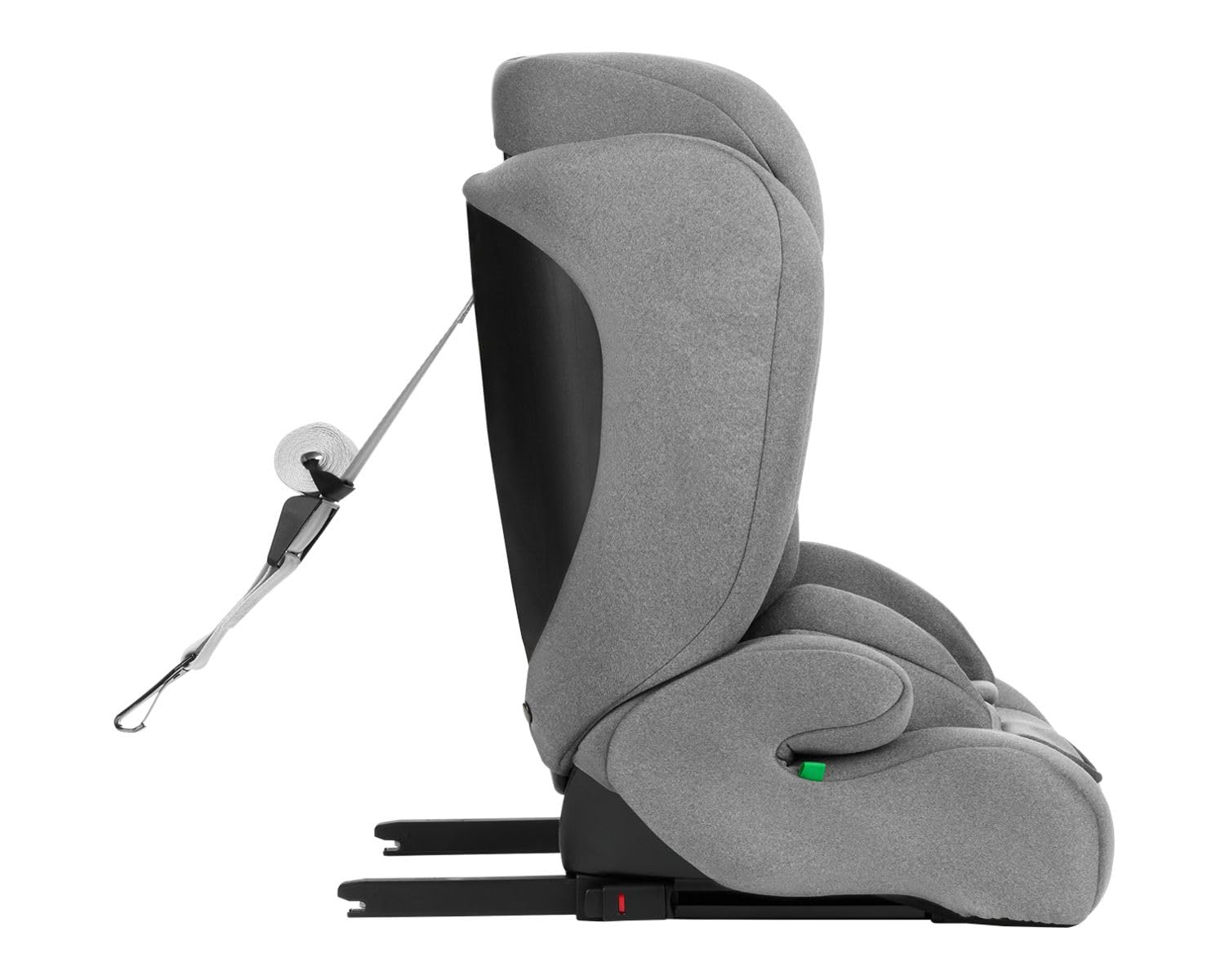 Kikkaboo, siège enfant i-Cross i-Size (76-150cm) Isofix Top Tether appui-tête, coloris:gris