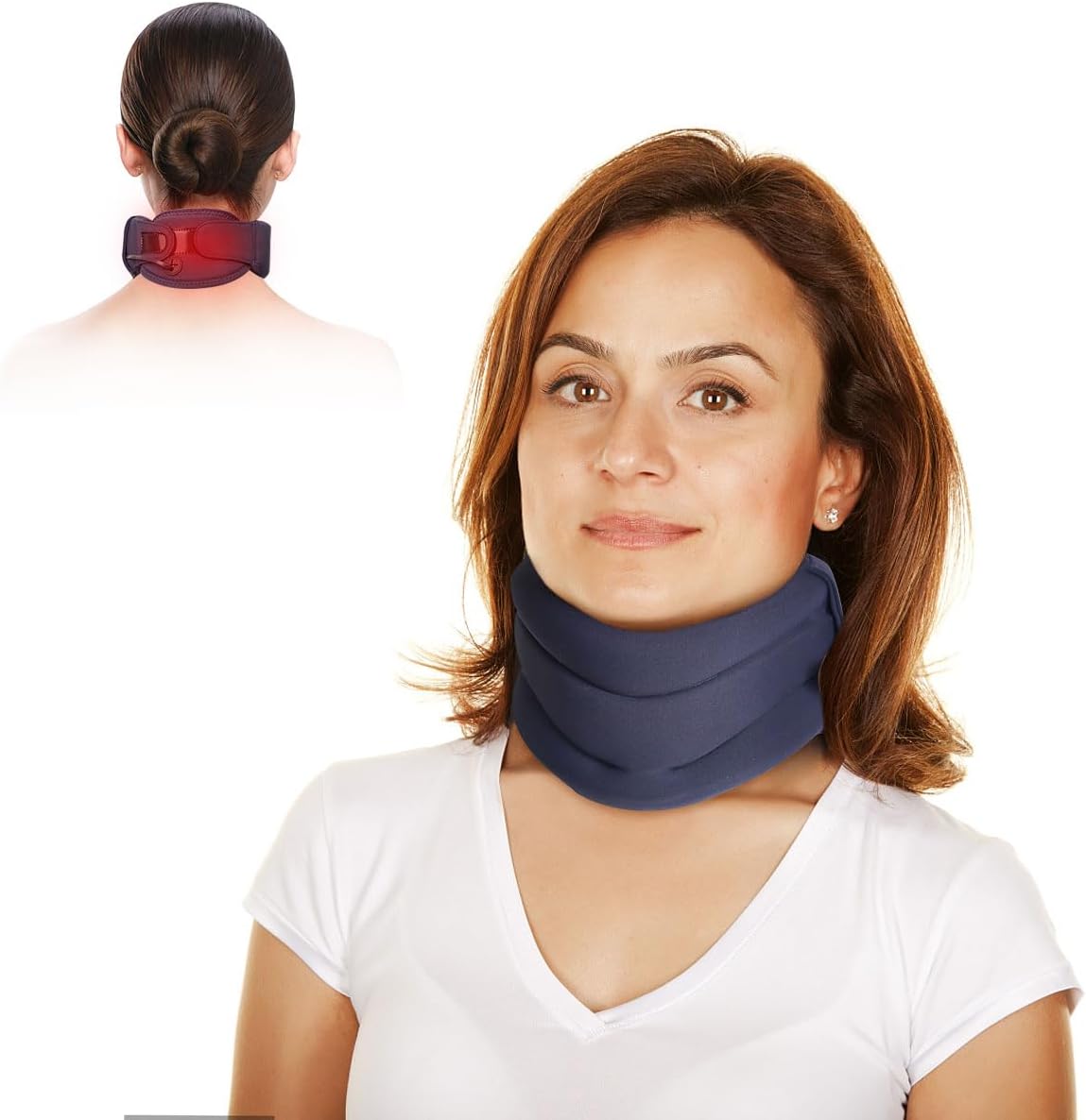 Heated Neck Brace For Neck Pain Relief, Neck Support Brace Heat