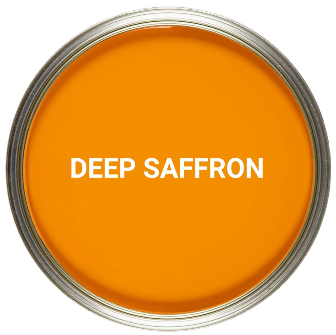 Vintro Paint Deep Saffron - Orange | Orange Eggshell Paint | For Walls | Wood | Trim | Satin Furniture Paint | 1 Litre (Deep Saffron - Orange)