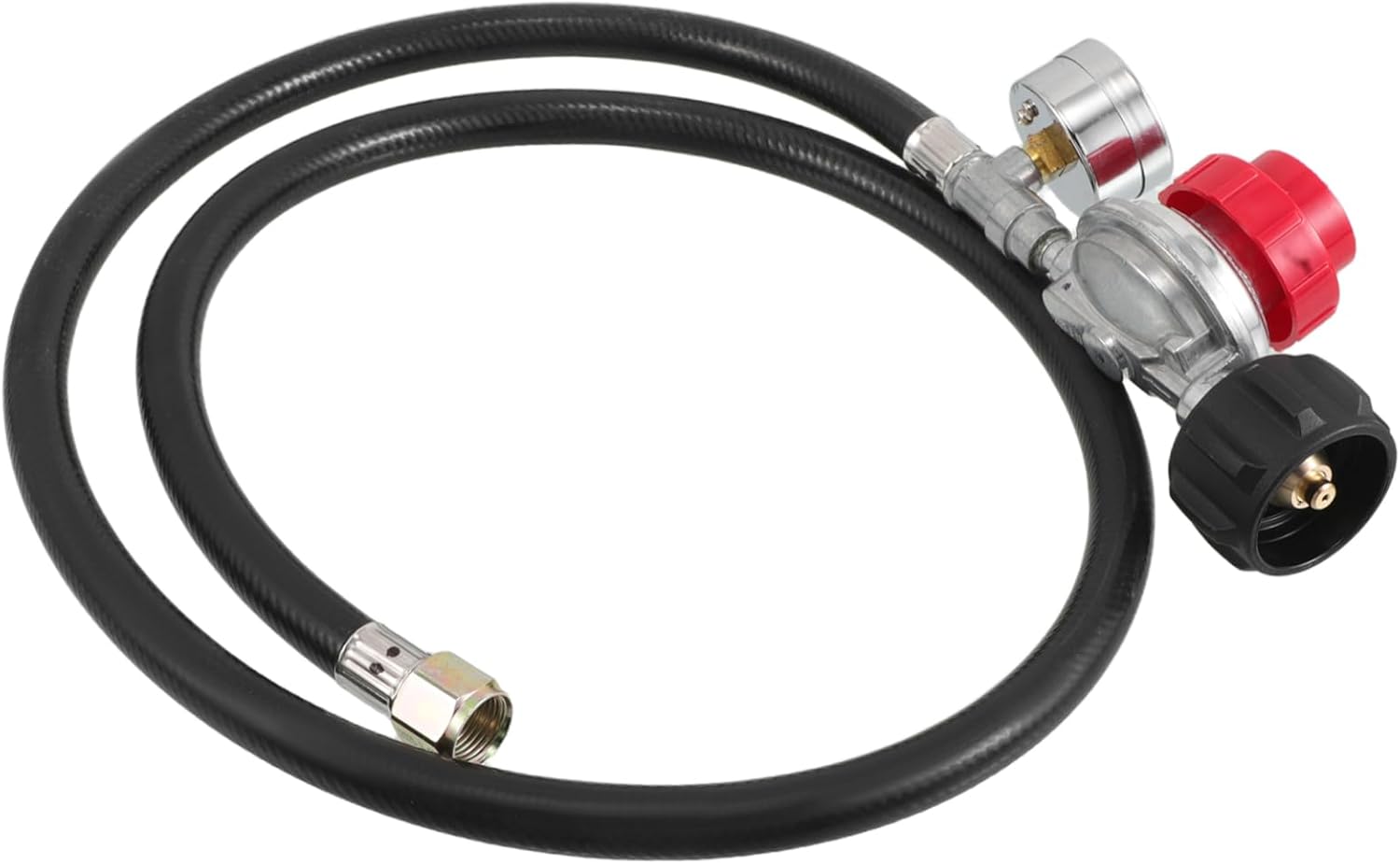 High Pressure Gas Grill Pressure Regulator Propane Regulator for BBQ Standard Interface Cast Iron Construction