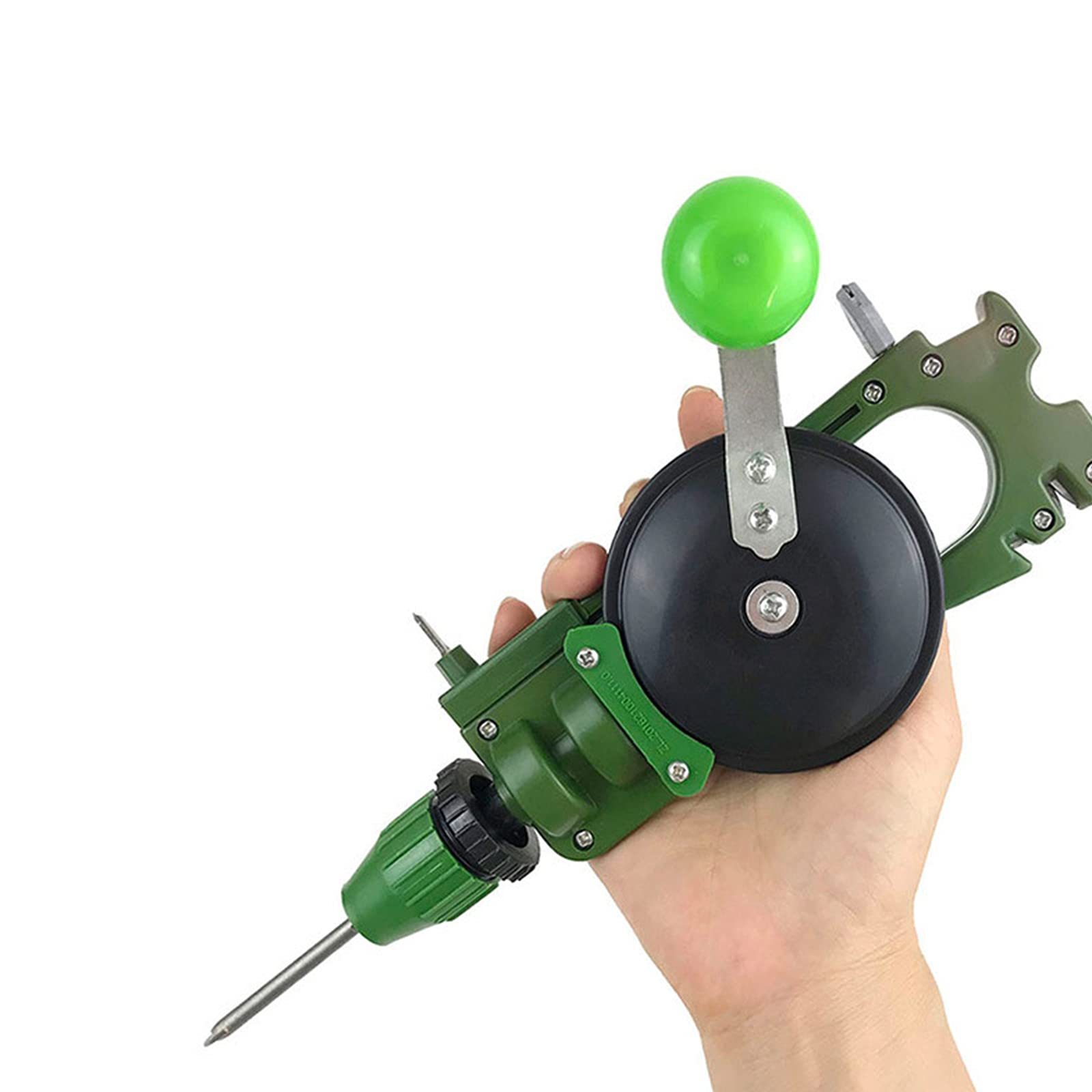 Trapano manuale a manovella trapano di precisione Mandrini Trapano a mano per legno Plastica Acrilico Circuit Board Punzonatura taglierina multifunzione, temperamatite
