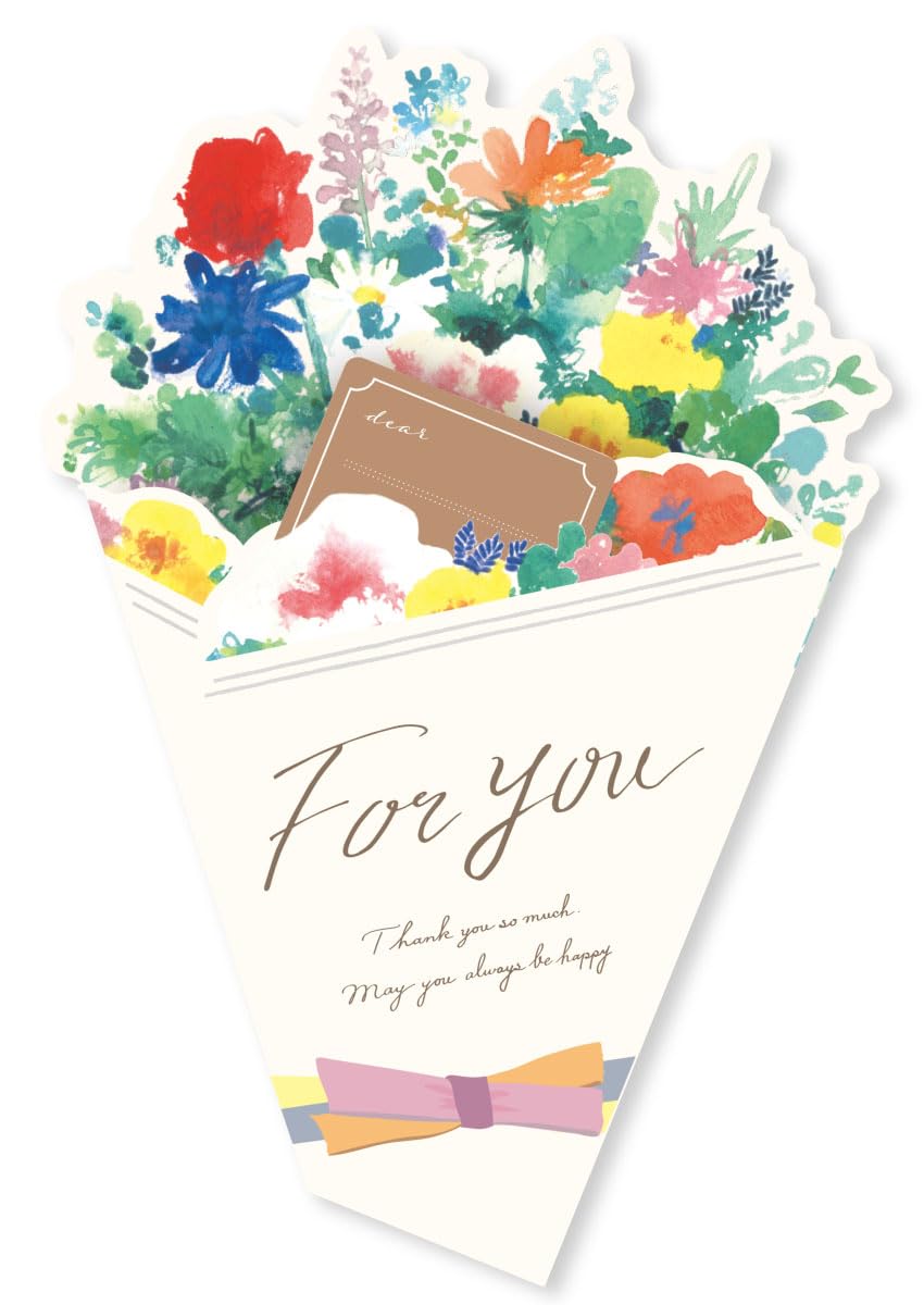 ▲♢▲IROHA New World Message Card▲♢▲ Amazon.co.jp: Iroha Publishing Flower Gift Message Card Bouquet