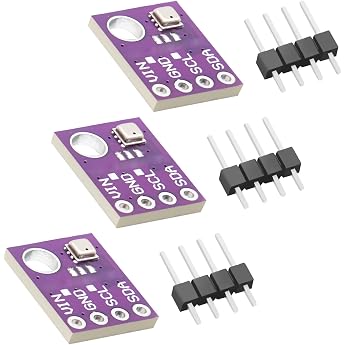 BME-280 Barometric Sensor for Temperature Humidity and Air Pressure BME Humidity Sensor 5V Module IIC I2C Compatible with Arduino and Ras-pberry Pi Pack of 3