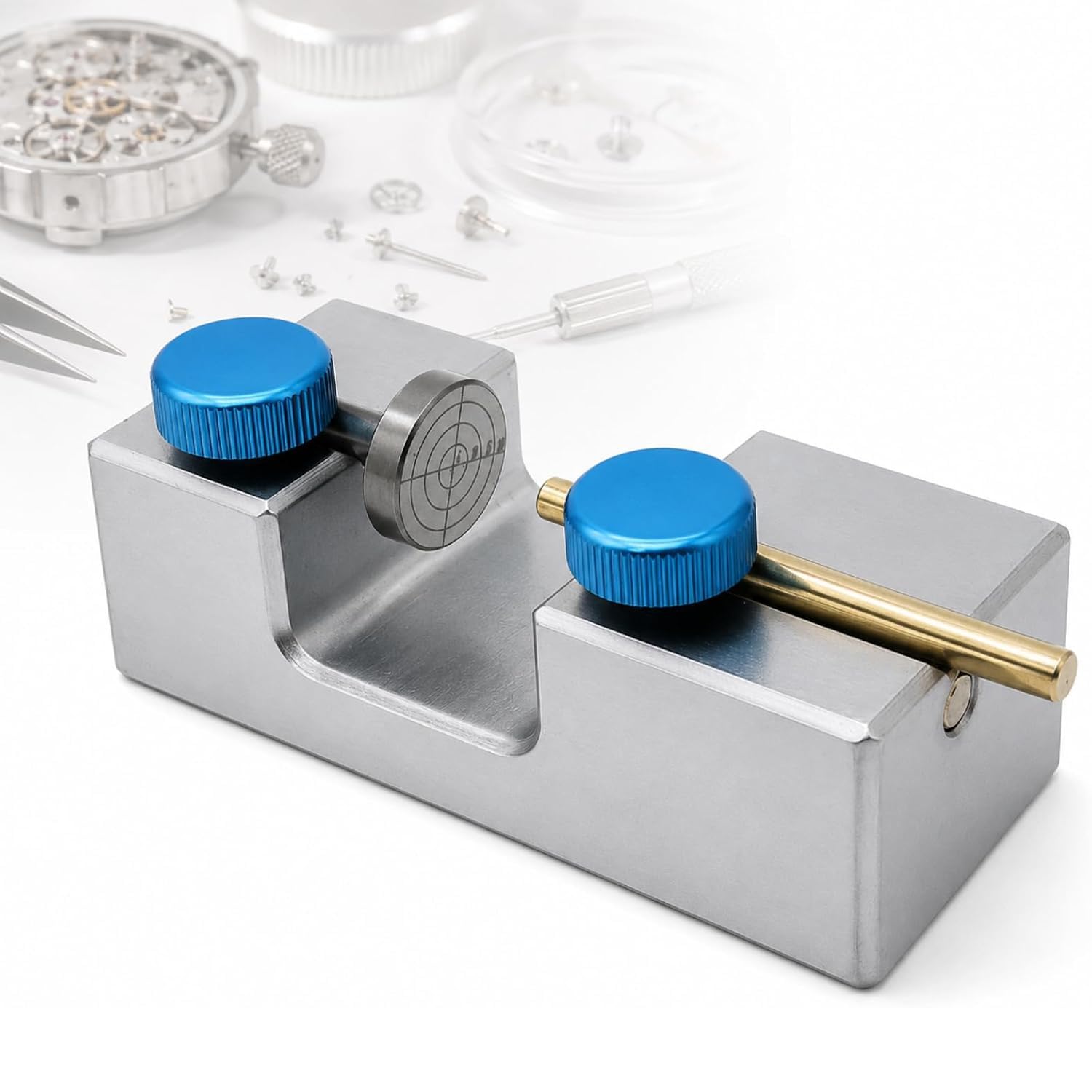 Eoweiot Dop Stick Transfer Jig,Gemstone Bonding Converter,With Horizontal And Vertical Support Seat,Faceting Alignment Tool,For Gem Working