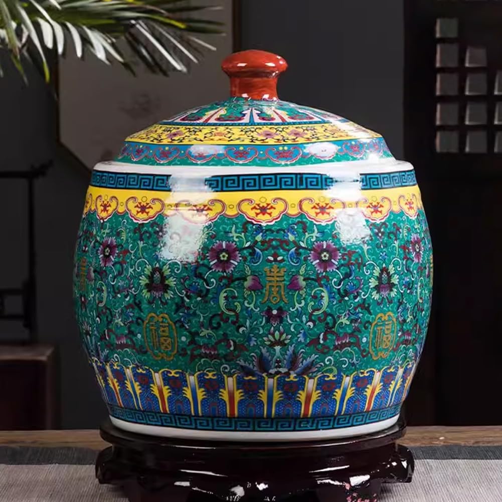 Pojemnik do przechowywania ryżu Pojemnik na ryż z pokrywką i szczelnym zamknięciem Pojemnik do przechowywania ryżu do kuchni (zielony, 10 kg)