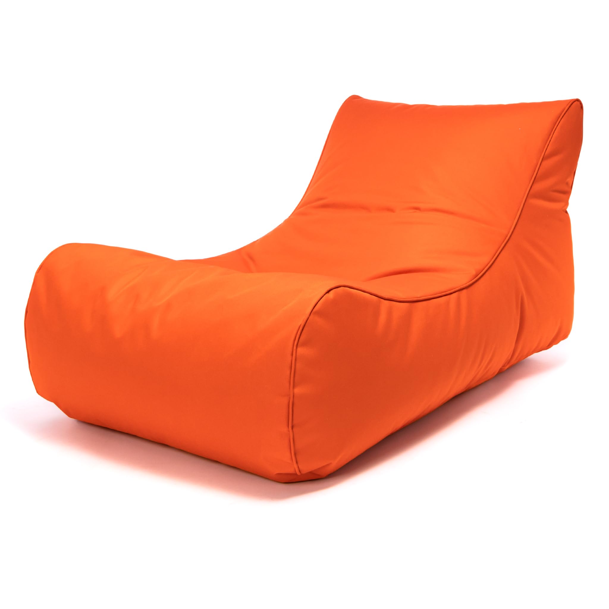Ecopuf Master Pouf Sessel Sack Chaise Longue Outdoor Pouf Sack Sonnenliege aus wasserfestem Polyester mit seitlicher Aufbewahrungstasche Abmessung 115x65x60 cm