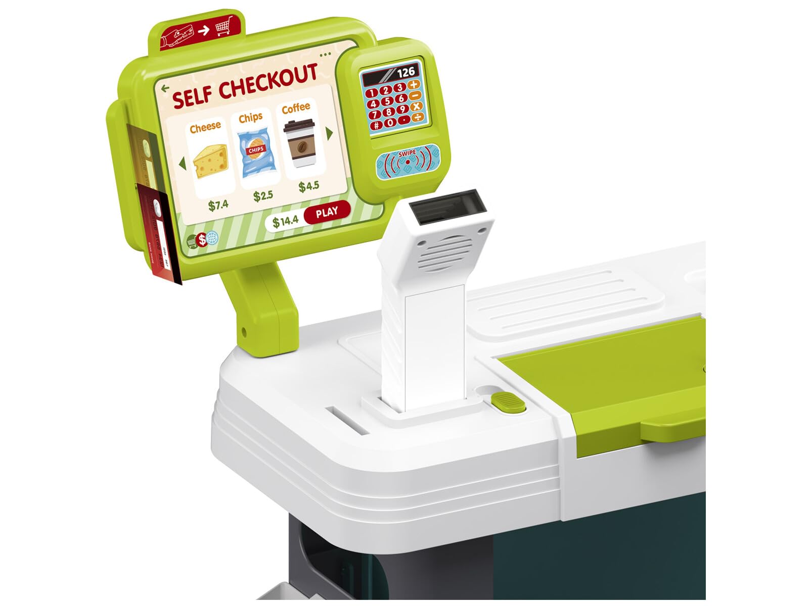 Supermercado Comida Rápida 24 Horas de 87x69x38 cm con Accesorios