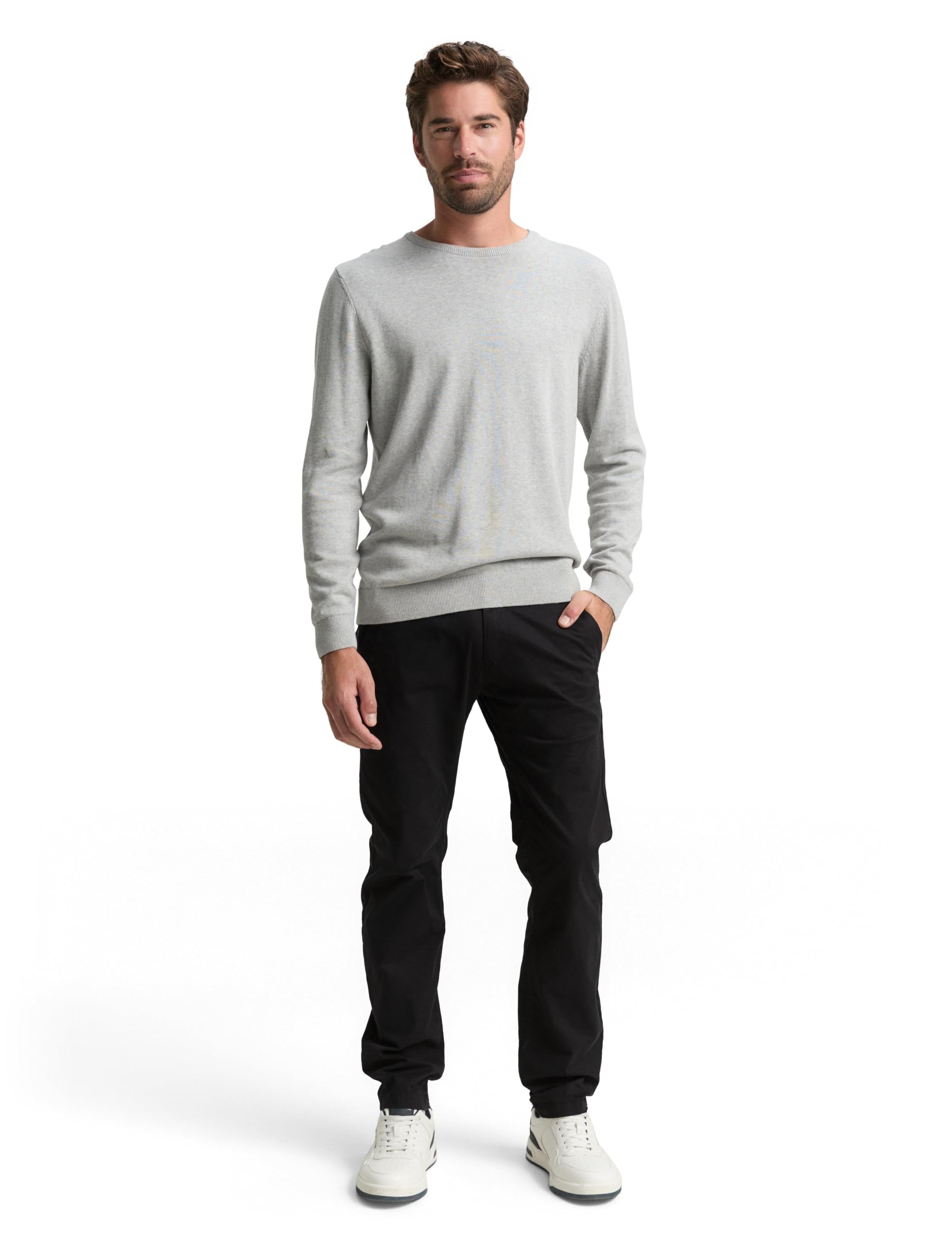 Tom Tailor Herren Tapered Chino Hose
