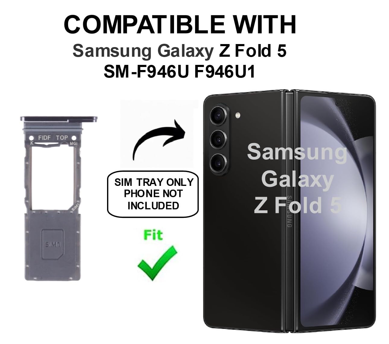 Amazon.com: PHONSUN Single Sim Card Tray Holder for Samsung Galaxy