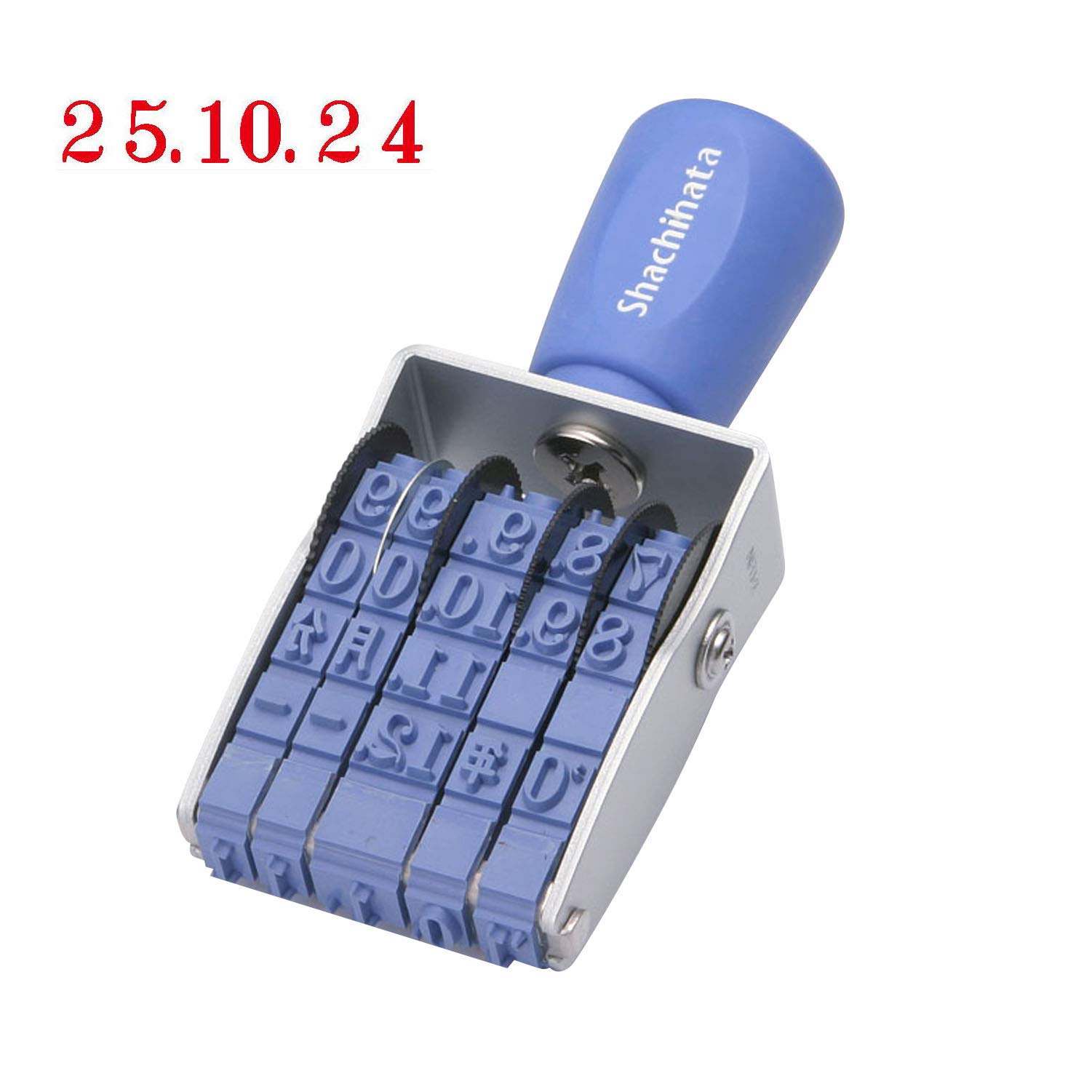 Shachihata rotation rubber stamp Roman date No. 2 Ming (japan import)