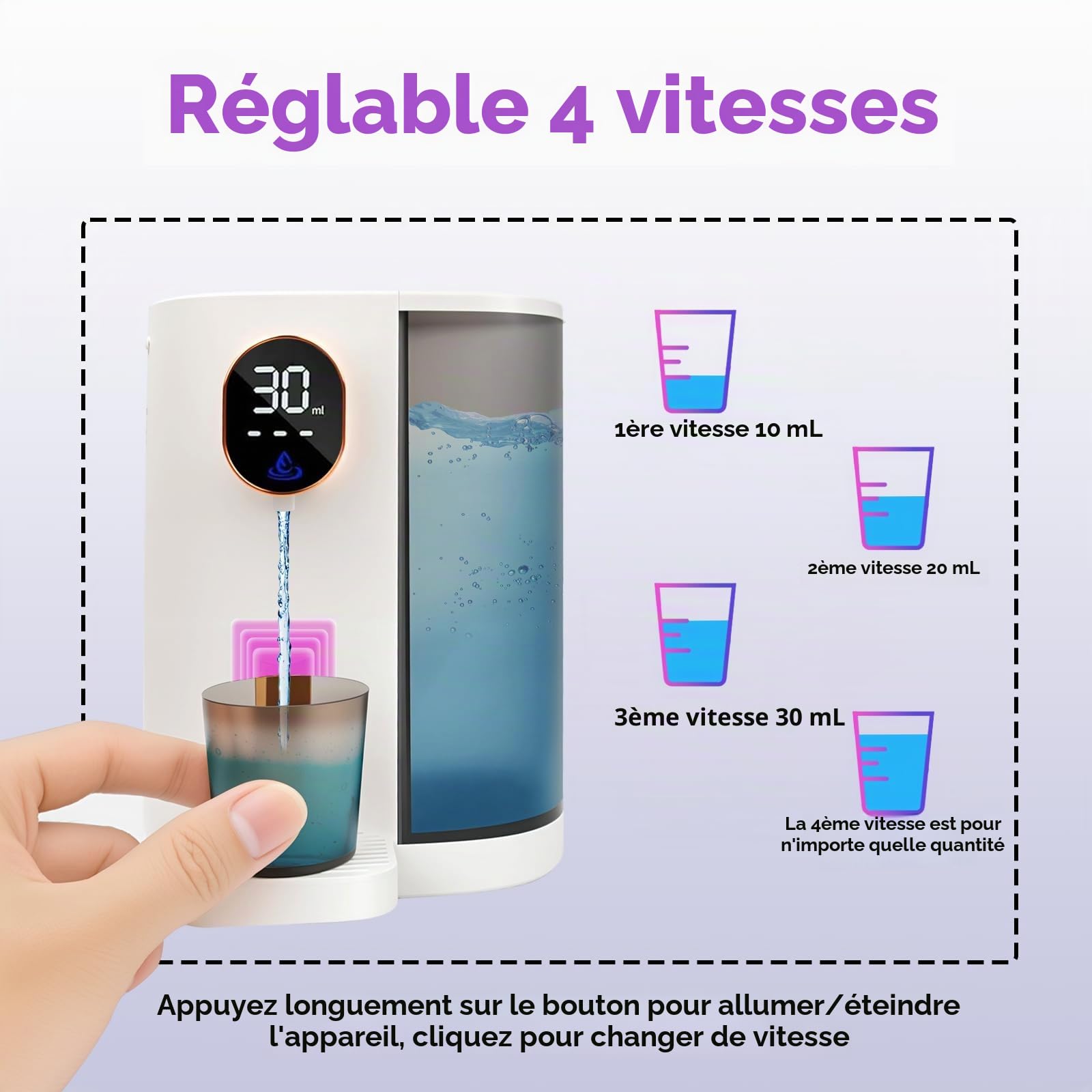 Distributeur Bain de Bouche, 600ml Distributeur Automatique de Rince-Bouche pour Salle de Bain, Bouteille Bain de Bouche Électrique avec 2 Gobelet Magnétiques, Accessoire Salle de Bain