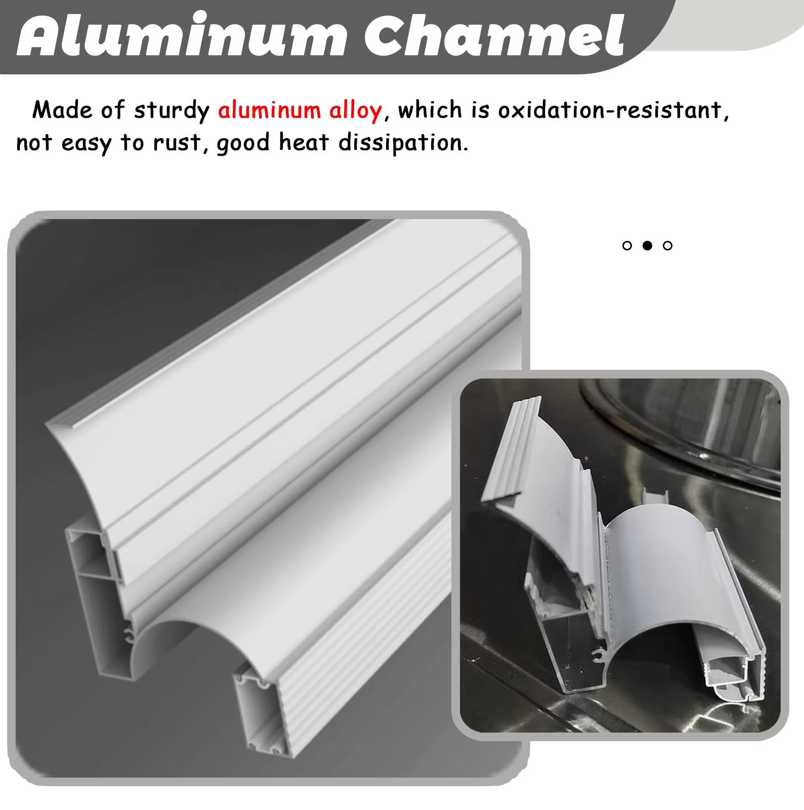 Aluminiowa listwa kanałowa LED, dyfuzor osłony świetlnej do listwy sufitowej, listwa oświetleniowa w górę i w dół, do taśm LED, nowoczesne oświetlenie domu(9m/29.5ft)