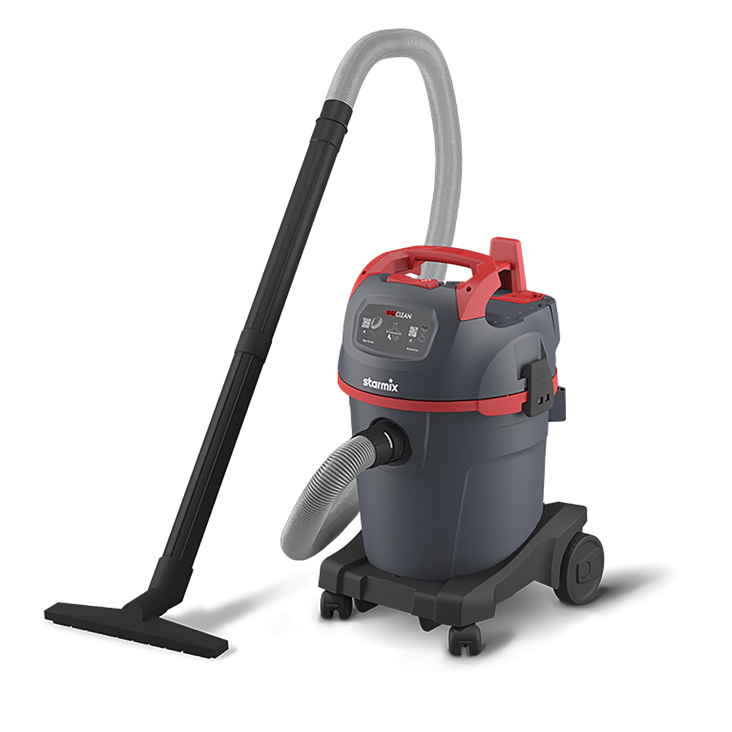 Starmix 1432 UClean Wet & Dry Industrial Hoover | 1400W, 32L Tank, Blow Function, Filter Cartridge | Heavy Duty Vacuum Cleaner for Workshops, Garages & Commercial Use