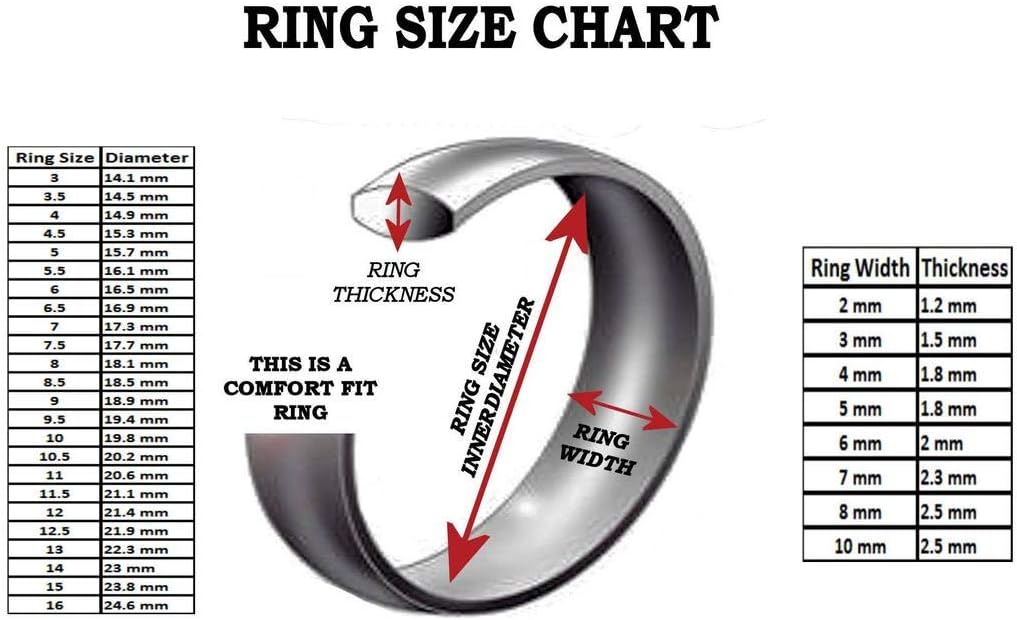 Tungsten Carbide Wedding Band Beveled Edge W/CZ Filled Center 8mm Ring