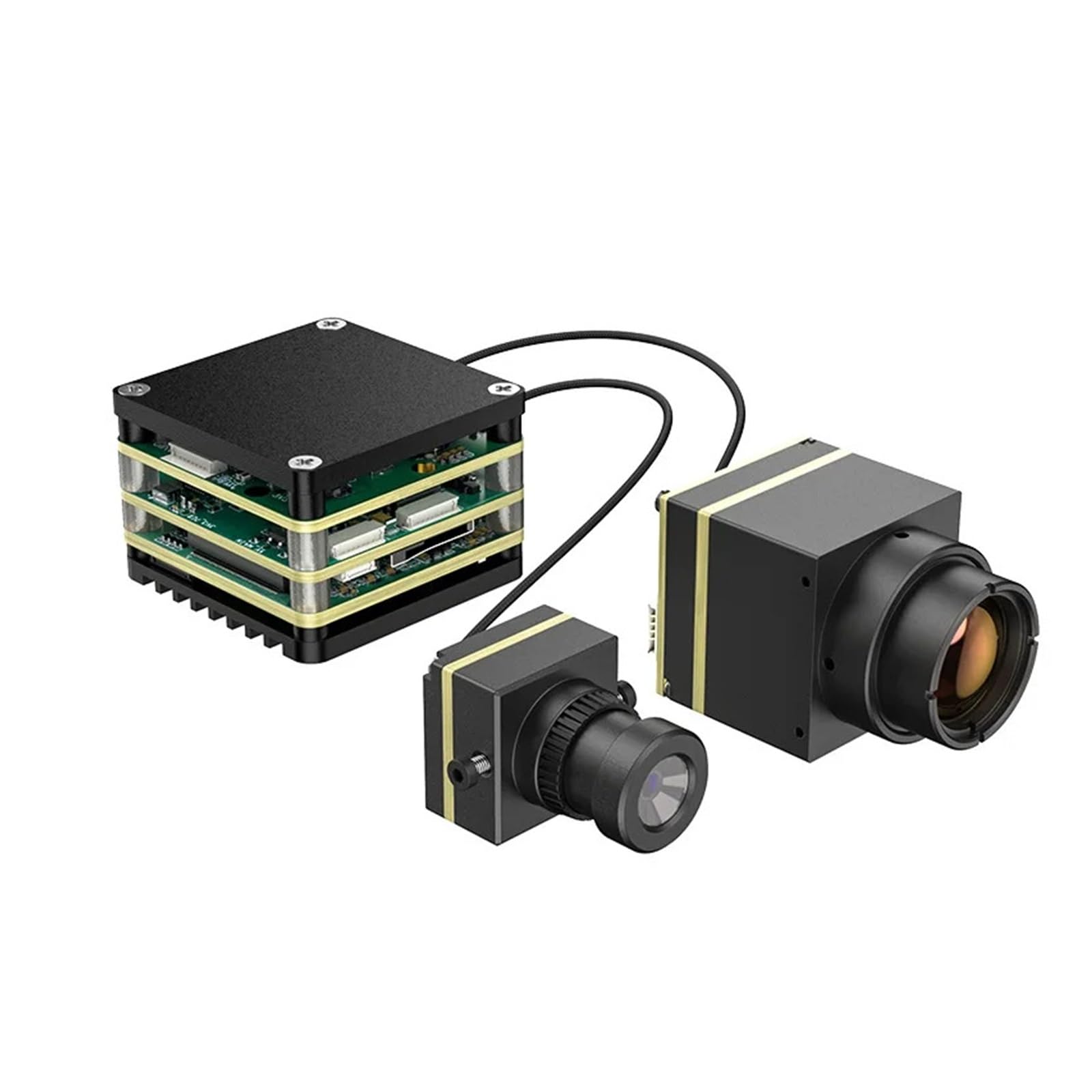 AI Camera Module FPV Drone Dual Cameras Thermography 450M Intelligent Precise Tracking Distance