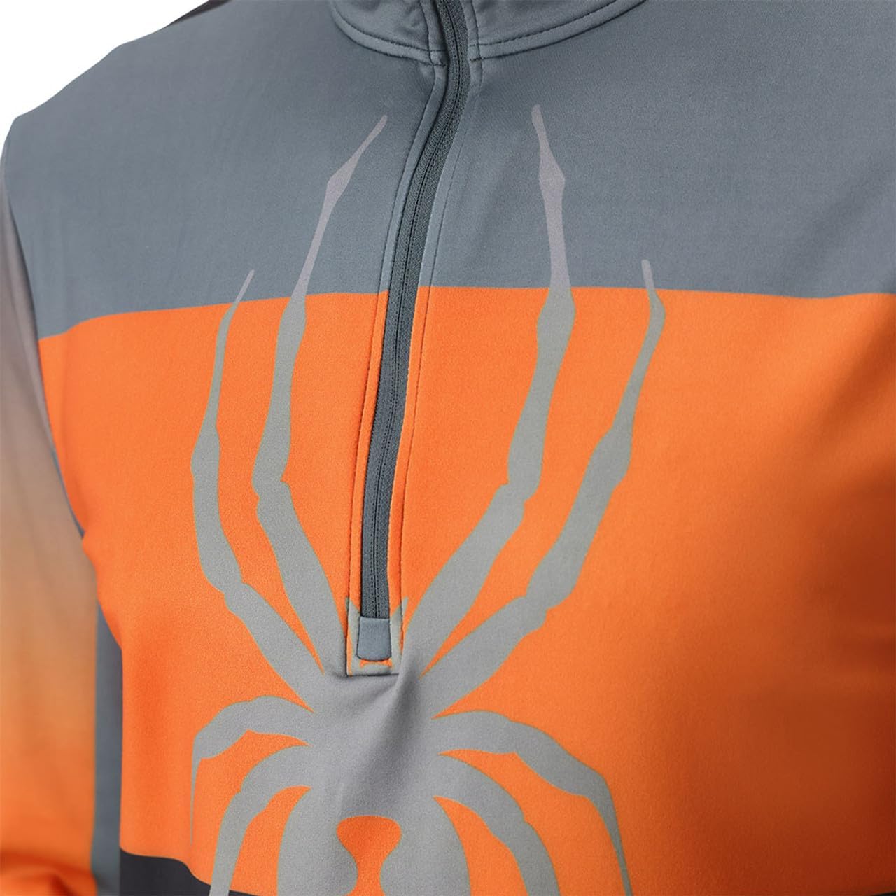 Spyder M Podium 1/2 Zip, Flash Orange, X-Large