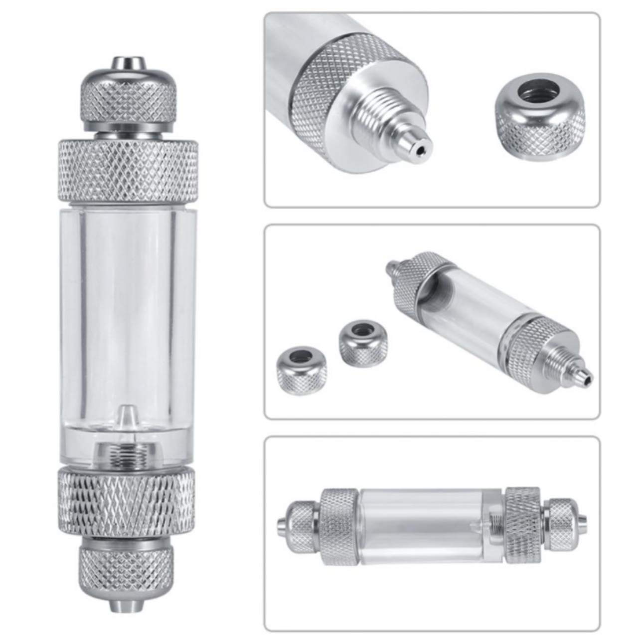 Amazon.co.jp: heizi バブルカウンター CO2 水草 元気 2個セット 逆流