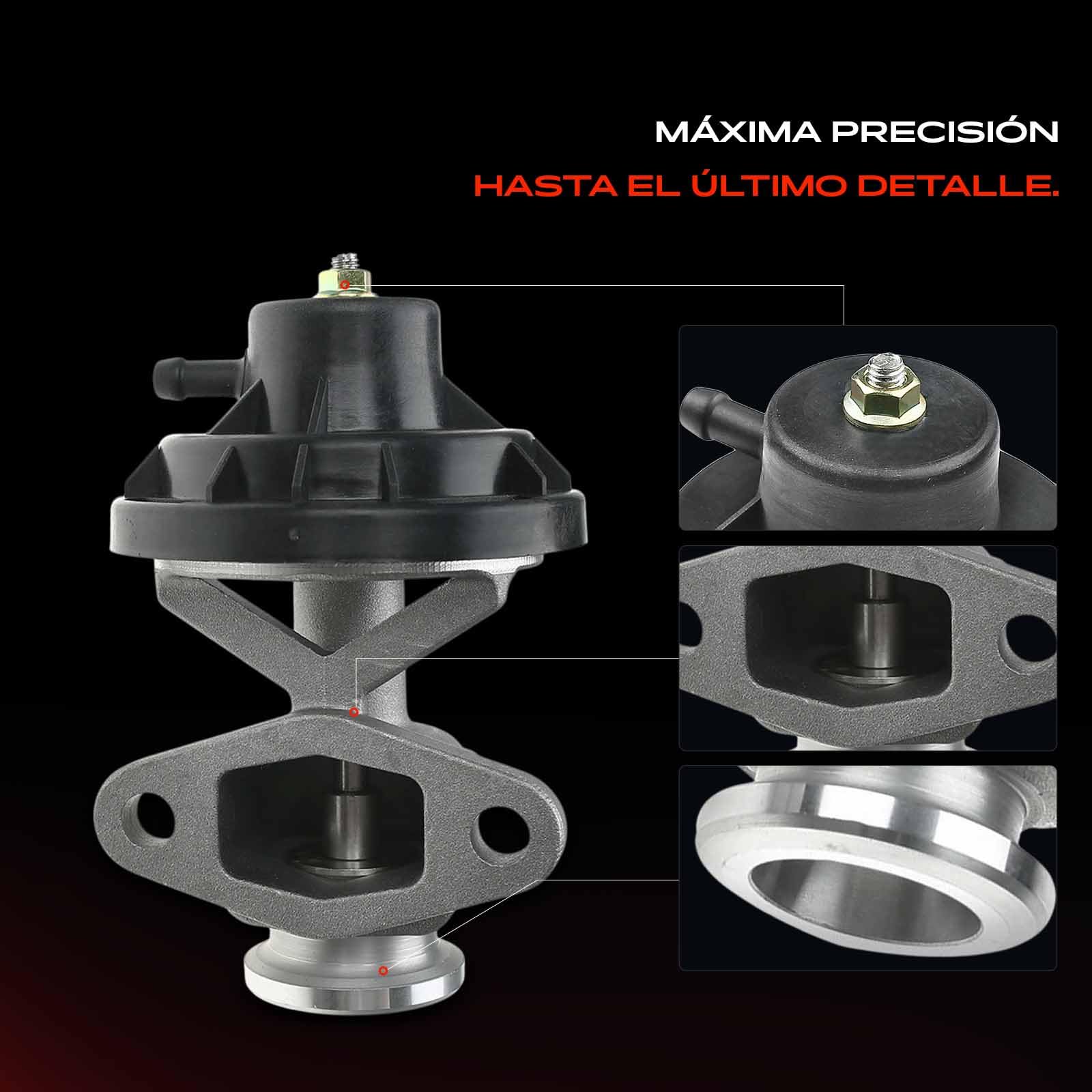 Frankberg Válvula EGR de recirculación de gases de escape 038131501AG | Compatible con: Polo 9A 9N, Golf IV Variante 1J5, Polo 6N1, C.a.d.d.y II MPV 9K9B, Polo Variant 6V5, Arosa 6H1