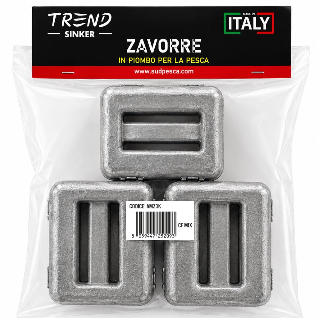 Plomo submarino plastificado de 1 kg – Lastre submarino para buceo, apnea y pesca en apnea, peso submarino ergonómico – Kit de plomo submarino de 1 a 6 kg fabricado en Italia