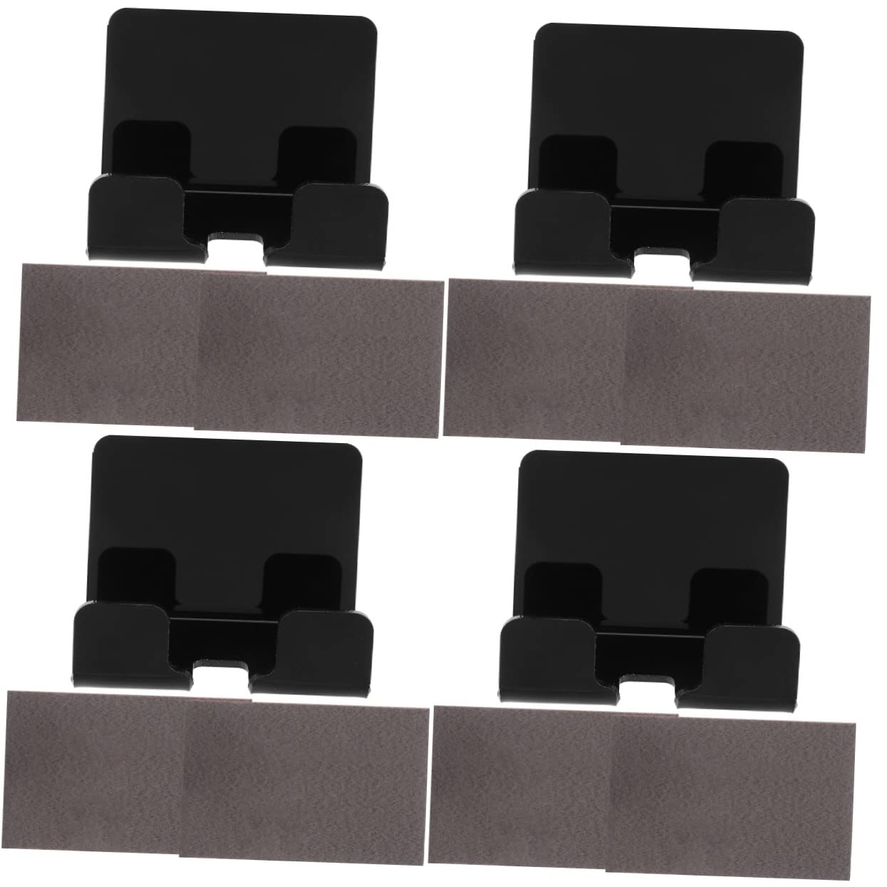 UPKOCH 4pezzi Supporto Per Telefono Da Parete Auto-adesivo Porta Smartphone Caricamento Da Letto Design Multipurpose Cucina e Ufficio Installazione Facile Supporto Per Telefono e