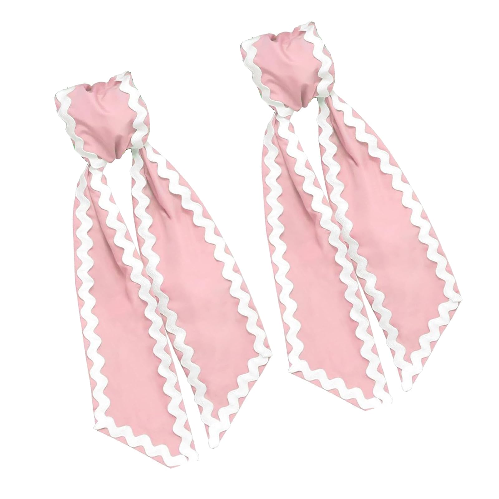TQUXNGA Of 2 Scalloped Wreath Sashes for Front Door Garland Ribbon Accessories for Yard Doorway Outdoor Indoor Bowknot Decors Garland Ribbon Accessories