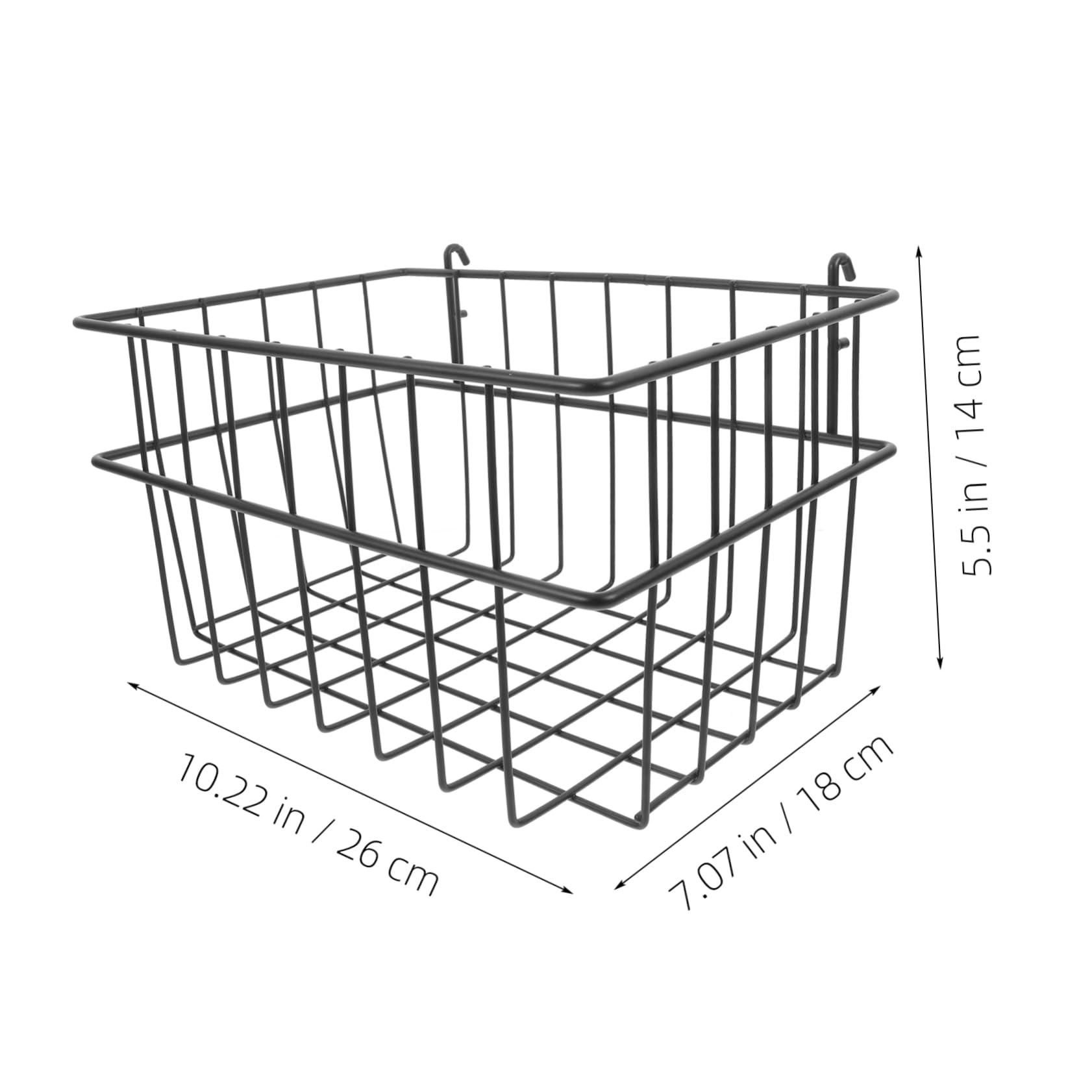 OSOLADY Perforated Board Storage Rack Basket Pegboard Peg Board Organizer Accessories Peg Board Bin Peg Board Accessories Wall Grid Organizer Peg Board Display Stand Iron Black