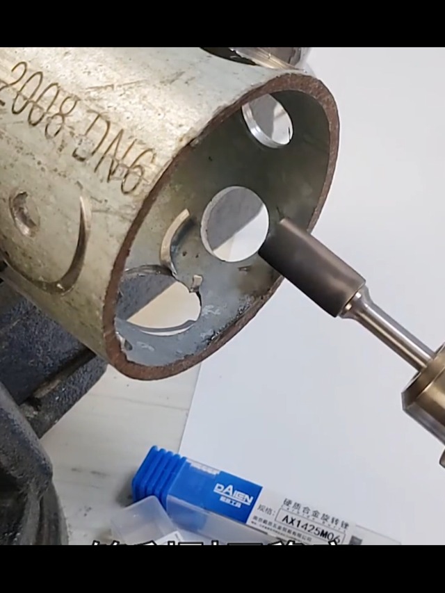 Fresa rotativa HSS 1/8" de 6mm doble corte miniatura 4