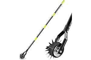 Manual Lawn Edger For Sidewalk, Wheel Rotary Edger