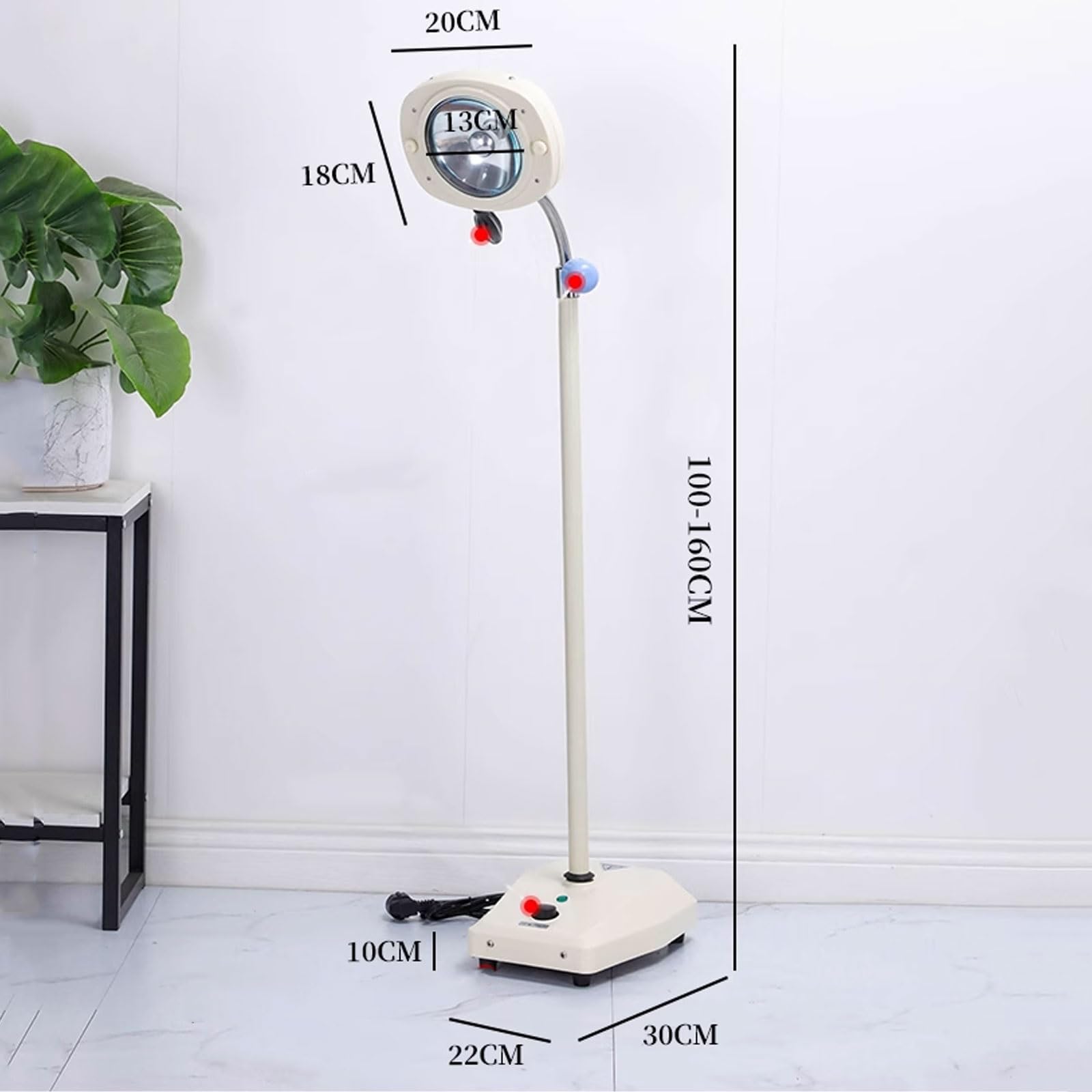 Lampada Chirurgica Medica Dentale Lampada Design Con Interruttore A Pedale Lampada Mobile per Animali Domestici Regolabile in Altezz per Ospedali