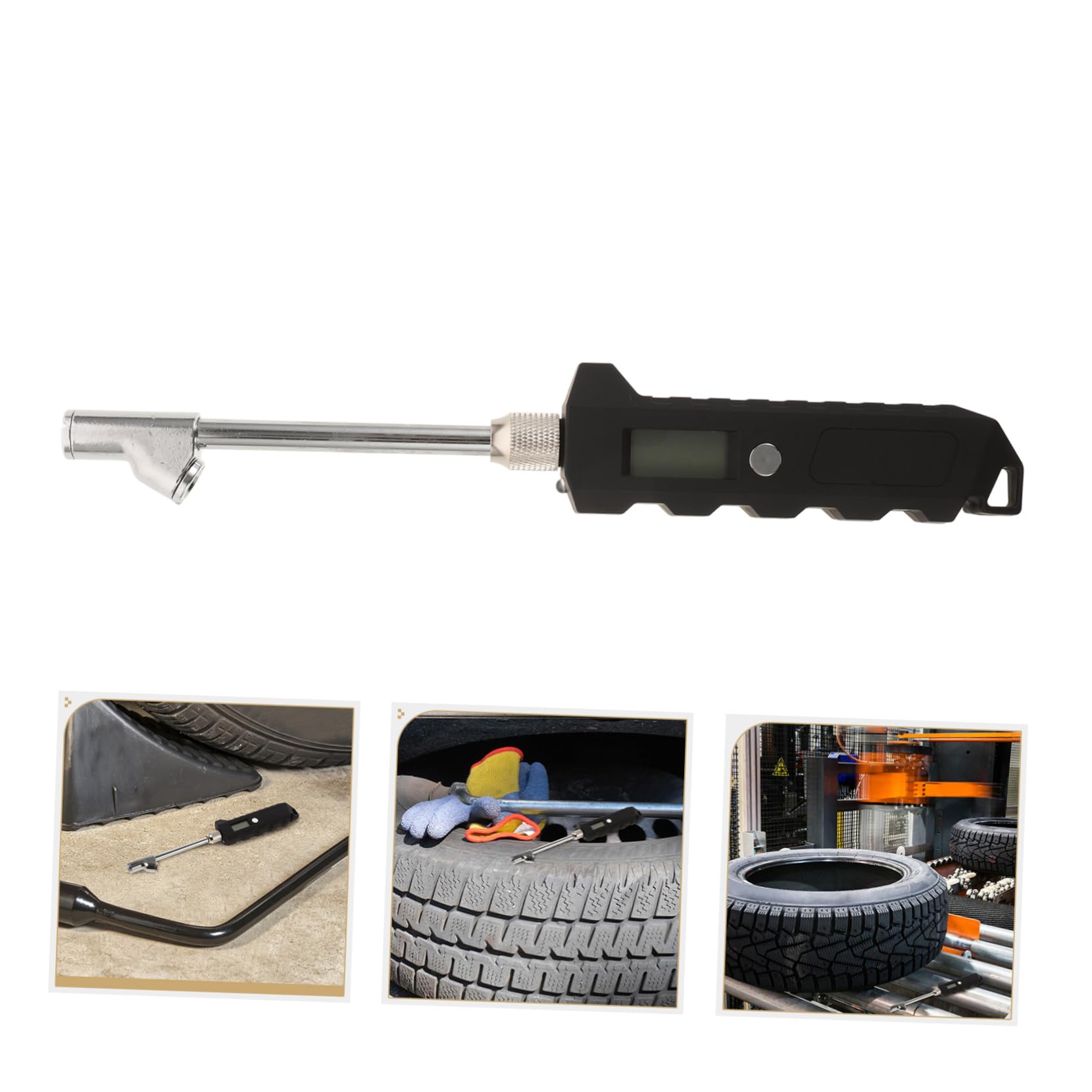 iplusmile 4pezzi Misuratore Di Pressione Pneumatici Digitale Auto Camion e Biciclette Display e Affidabile Per Controllo Pressione Efficiente