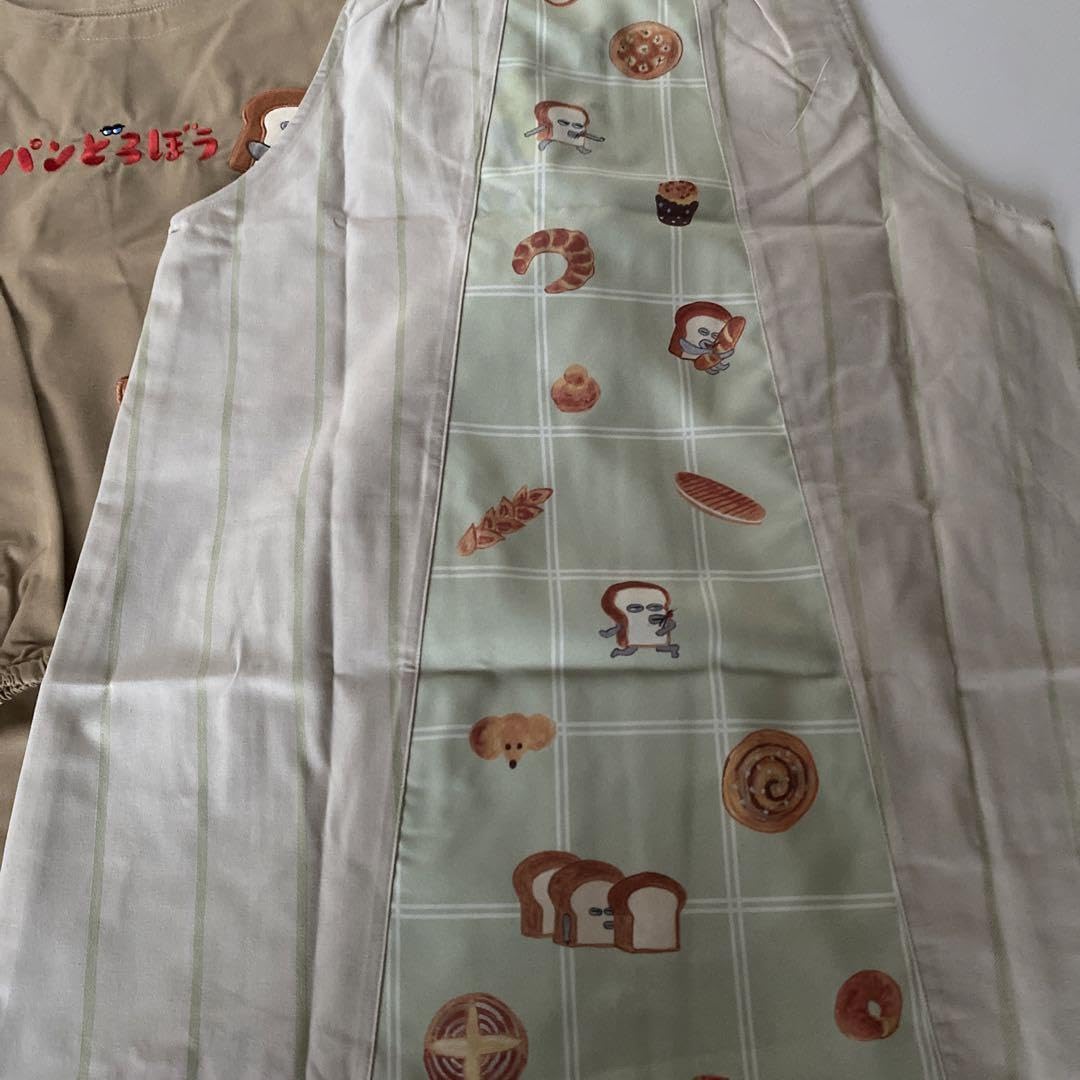 新品未使用　ぱんどろぼうエプロン　2枚セット　保育士エプロン　学研 保育士エプロン パンどろぼう♡新品未使用♡学研エプロン - メルカリ