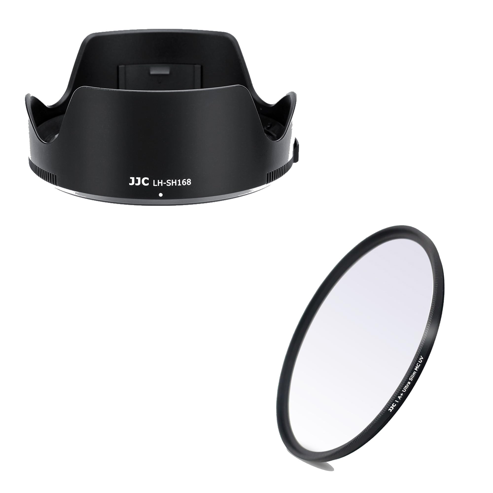 JJC ALC-SH168 Bayonet Lens Hood Shade + 82mm Multi-Coated UV Filter for Sony FE 24-70mm F2.8 GM II Lens SEL2470GM2