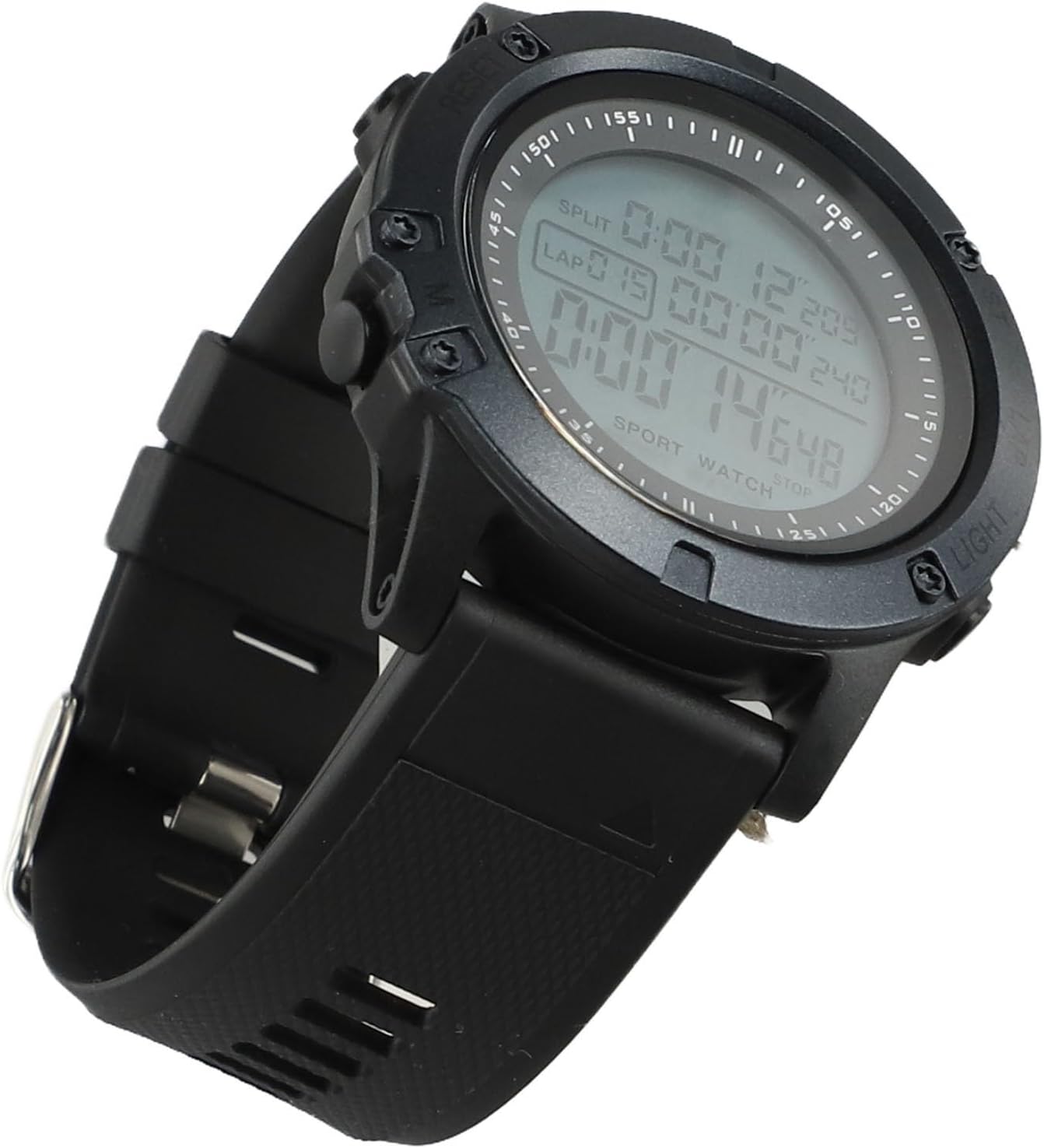 Metronome Countdown Abs Multi-function 50mm Matches Football Sports Black with Backlight Digital Referee Stopwatch Watch Timer –