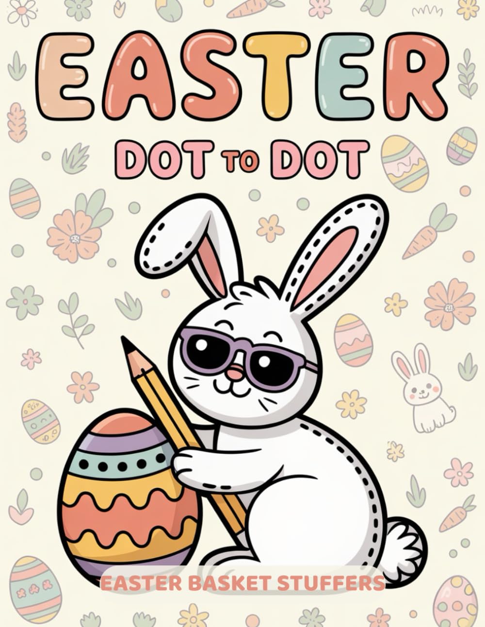 Easter Basket Stuffers: Dot to Dot Activity Book for Kids, Gift Idea for Boys and Girls