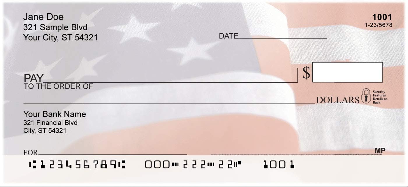 American Pride Courier shipping free shipping Top Personal Easy-to-use Tear Checks