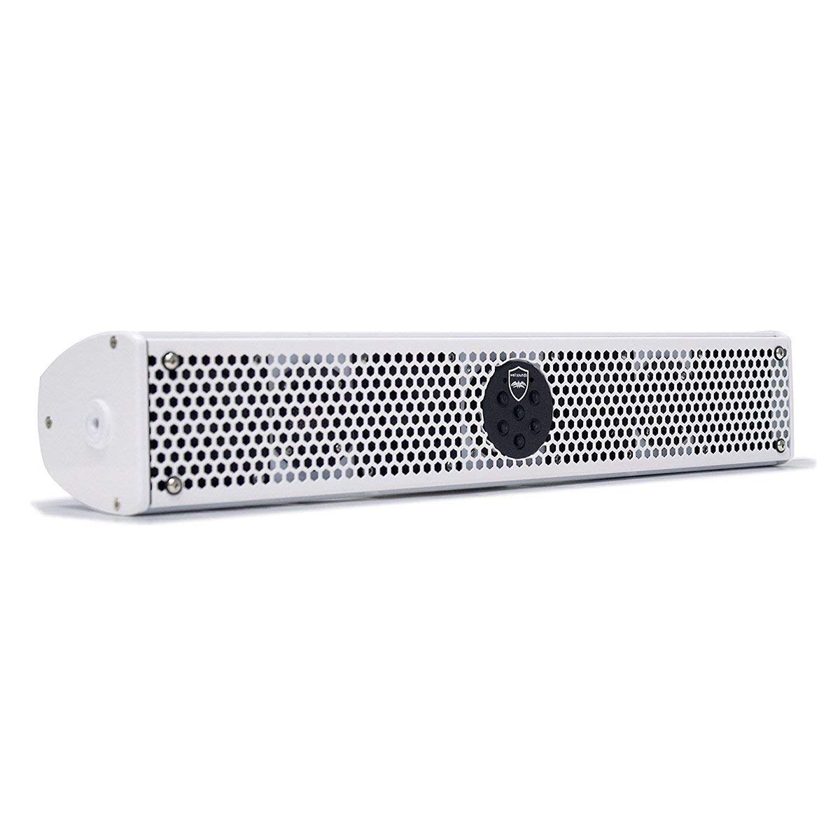 Wet Sounds Stealth 6 Ultra HD White All-in-one Amplified Soundbar with Remote (Renewed)