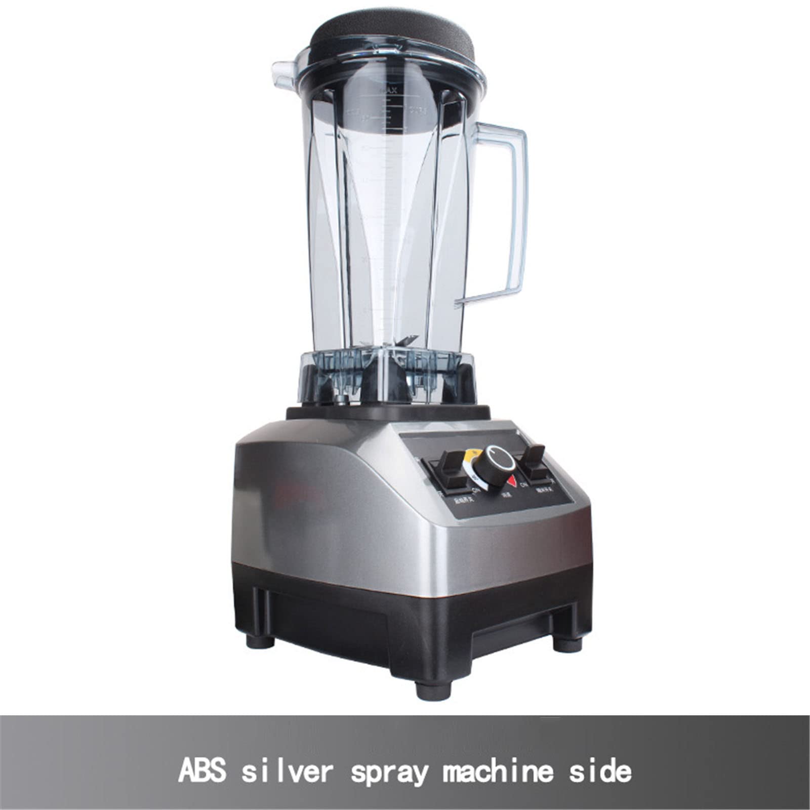 Batidora Profesional Licuadora 1400 W, 2 litros, Plástico, con Barra de Agitación, 7 Velocidades, 8 Cuchillas de Acero, Licuadora para Verduras y Frutas, Tritan Container sin BPA Gray